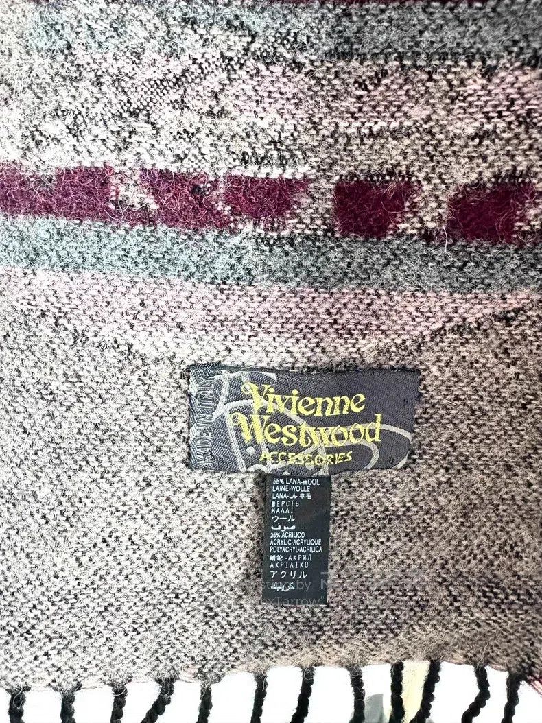 Vivienne Westwood Vivienne Westwood Vintage gray and red striped Saturn skul Size ONE SIZE - 6 Thumbnail