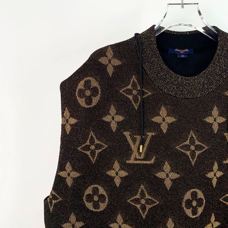 Louis Vuitton Louis Vuitton Sleeveless pullover sweatshirt with 22 dark Size L / US 10 / IT 46 - 3 Thumbnail