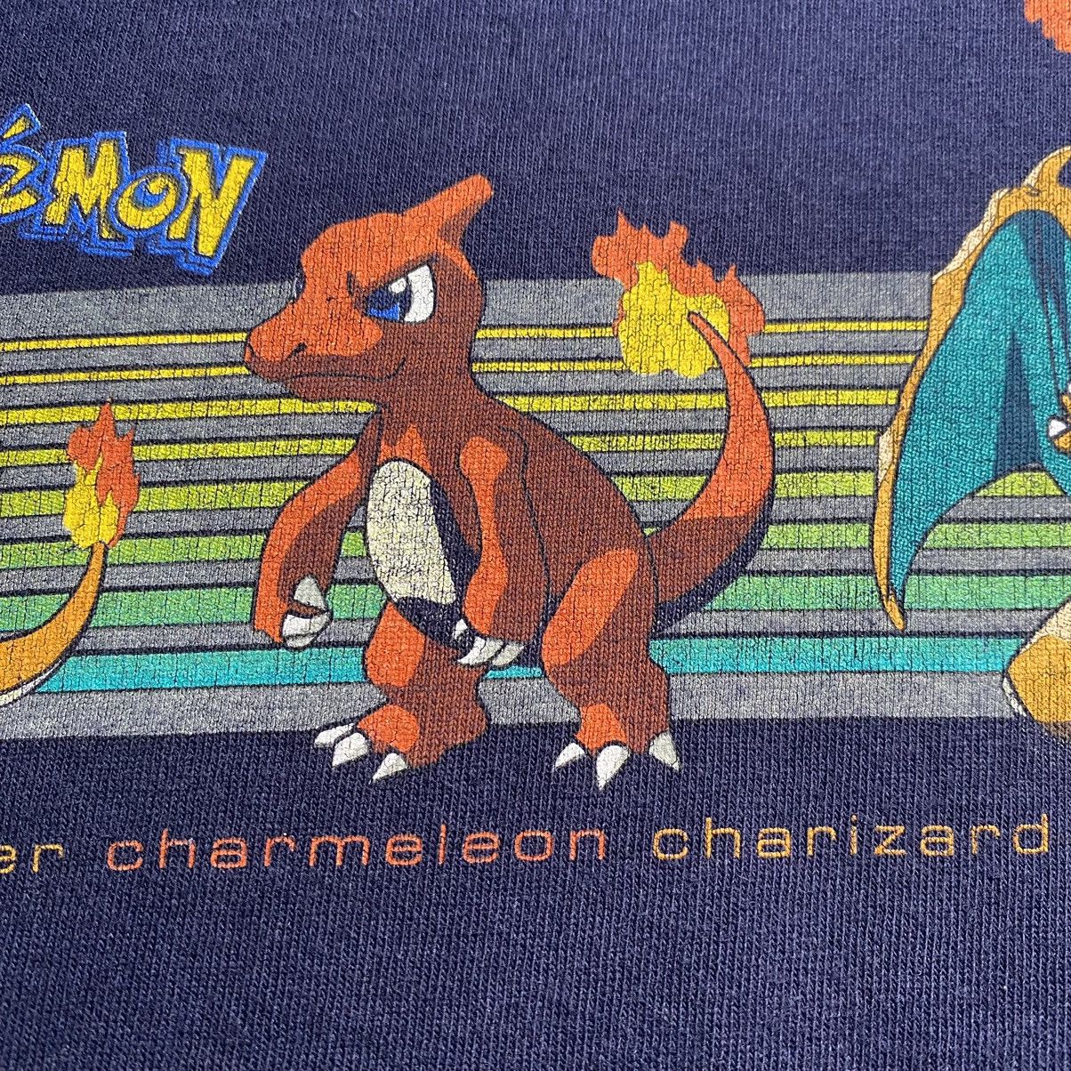 Anime 💥RARE💥 Vintage 90’s Pokemon Charizard Evolution Anime Tshirt Size US XS / EU 42 / 0 - 9 Thumbnail