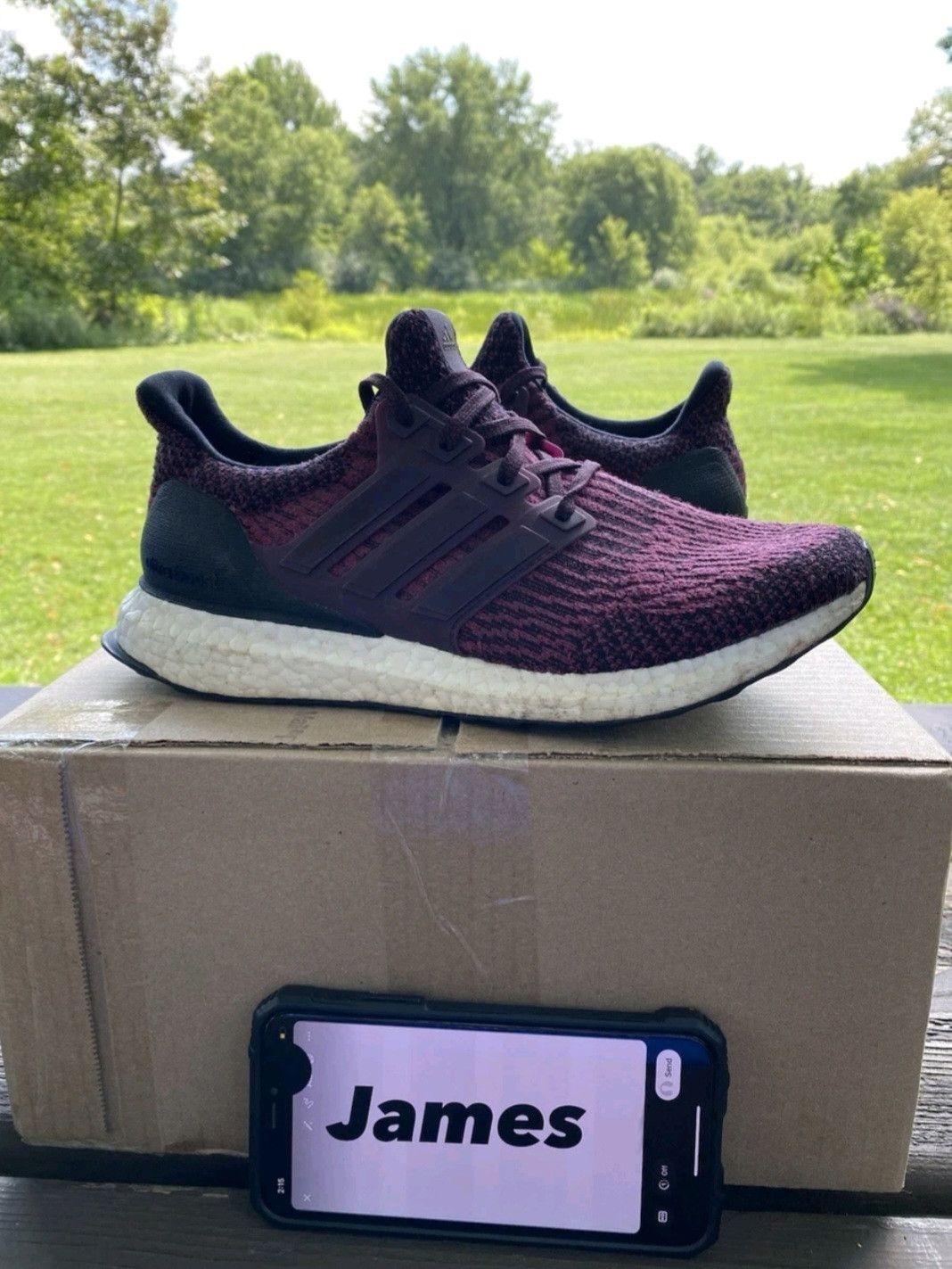 Adidas Wmns Ultraboost 3.0 Red Night S82058 Size 7 Size US 7 / IT 37 - 1 Thumbnail