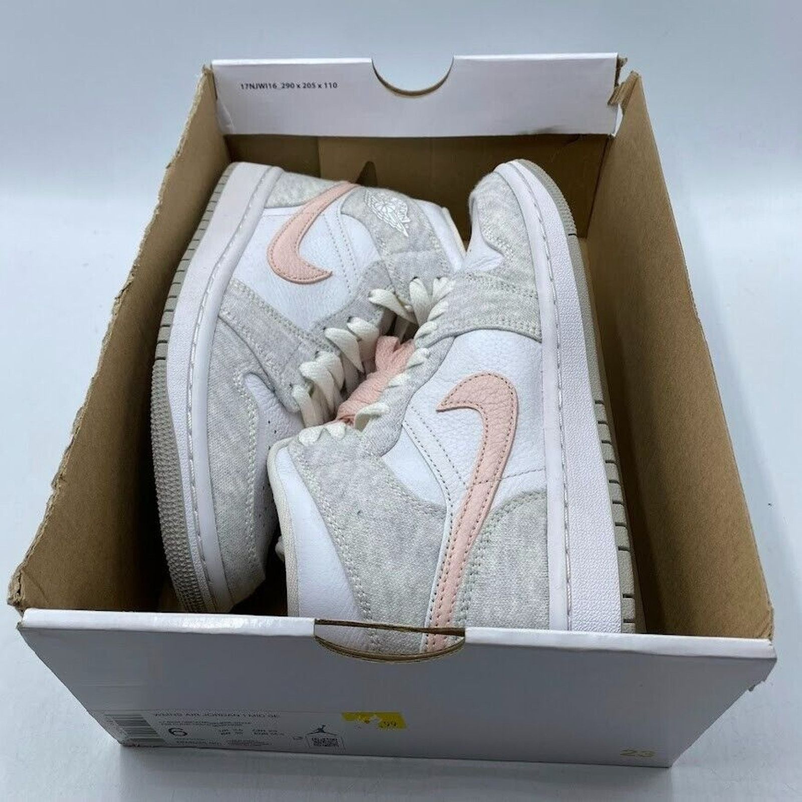 Nike Nike Air Jordan 1 Mid SE Light Iron Ore Women's DN4045-001 Size US 6 / IT 36 - 9 Thumbnail