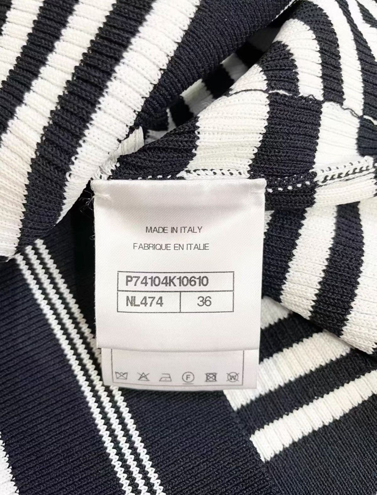 Chanel Chanel Striped Knit Tank Top J33 Size XS / US 0-2 / IT 36-38 - 5 Thumbnail