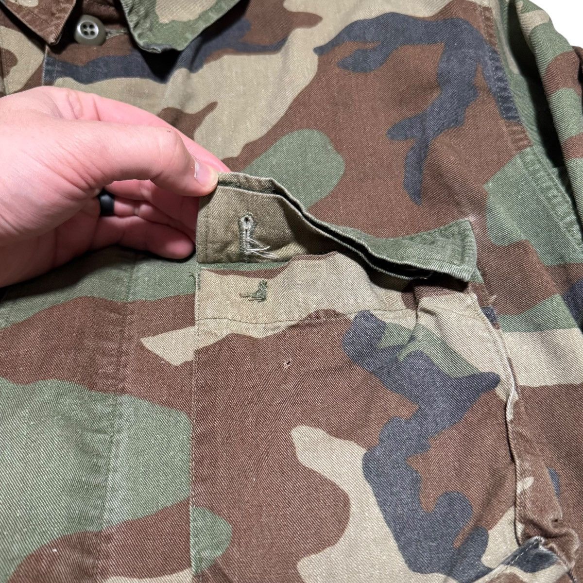 Vintage Vintage 80s Camouflage Military Coat Men’s Medium Size US M / EU 48-50 / 2 - 3 Thumbnail