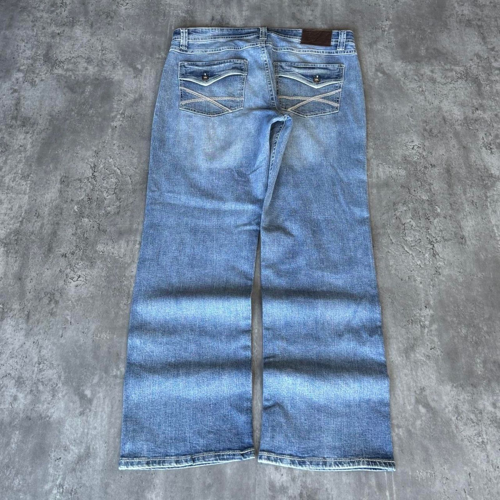 Axel Arigato × Express × Vintage Vintage Y2K TK AXEL Embroidered Baggy Grunge Opium Jeans Size US 36 / EU 52 - 1 Thumbnail
