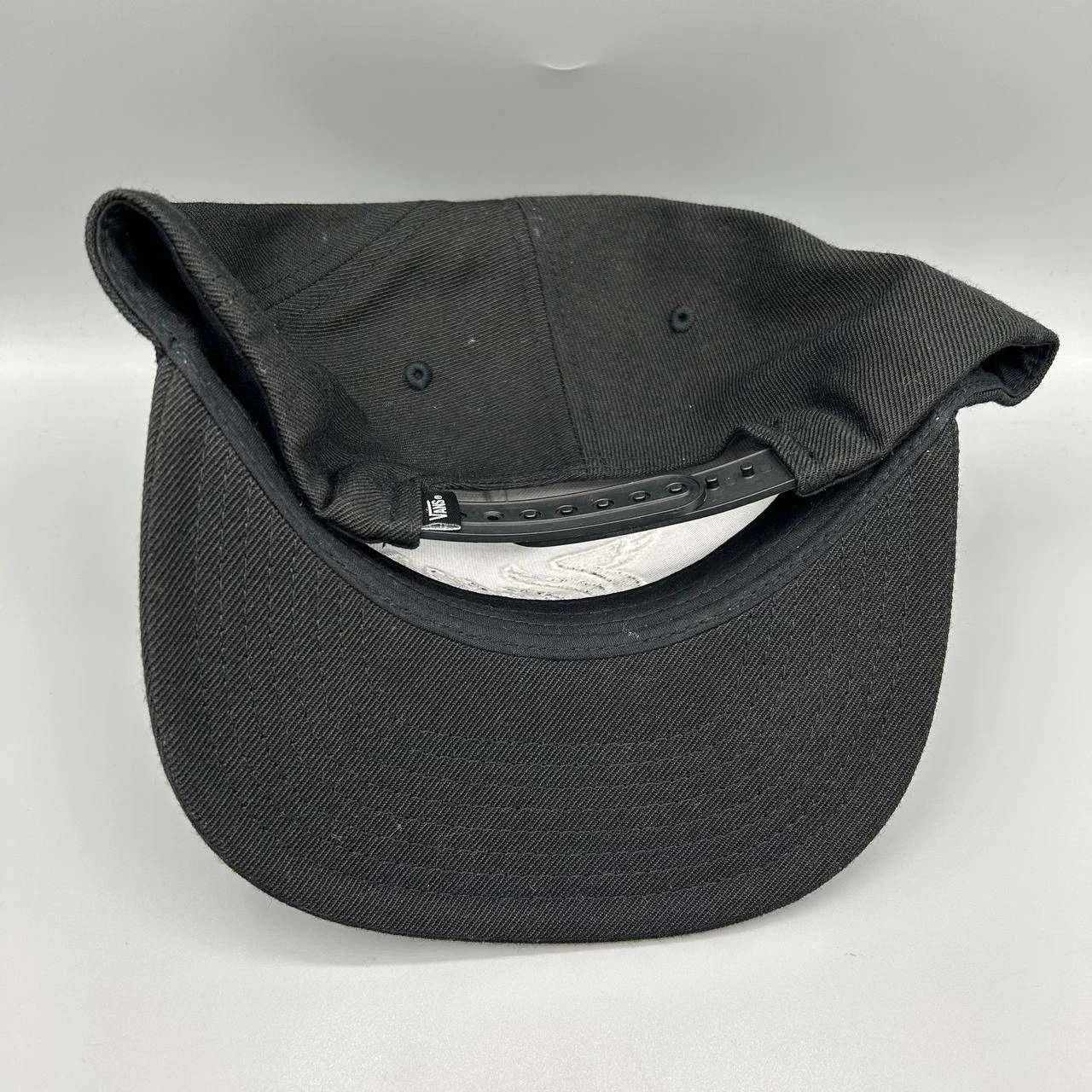Vans Vans Off the Wall Hat Men Black Embroidered Snap Back Cotton Size ONE SIZE - 8 Thumbnail