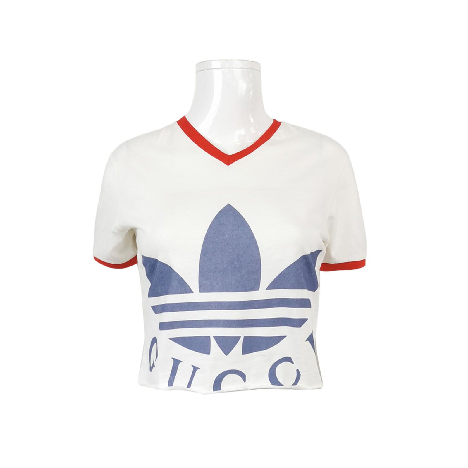 Gucci Gucci x Adidas Logo T-Shirt Size XS Size XS / US 0-2 / IT 36-38 - 1 Thumbnail