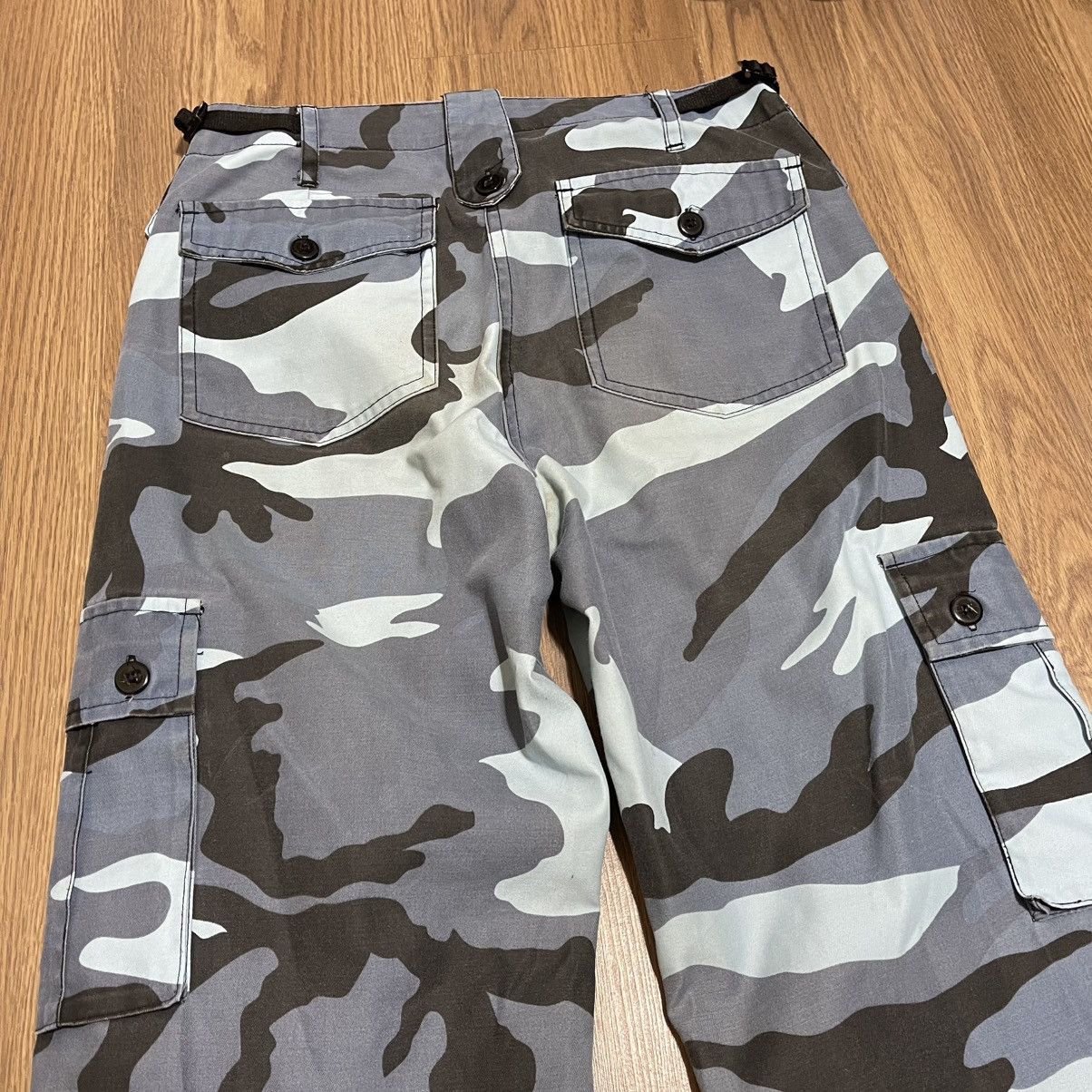 Vintage Rare Vintage army military blue camo cargo pants 34 32 30 Size US 34 / EU 50 - 6 Thumbnail