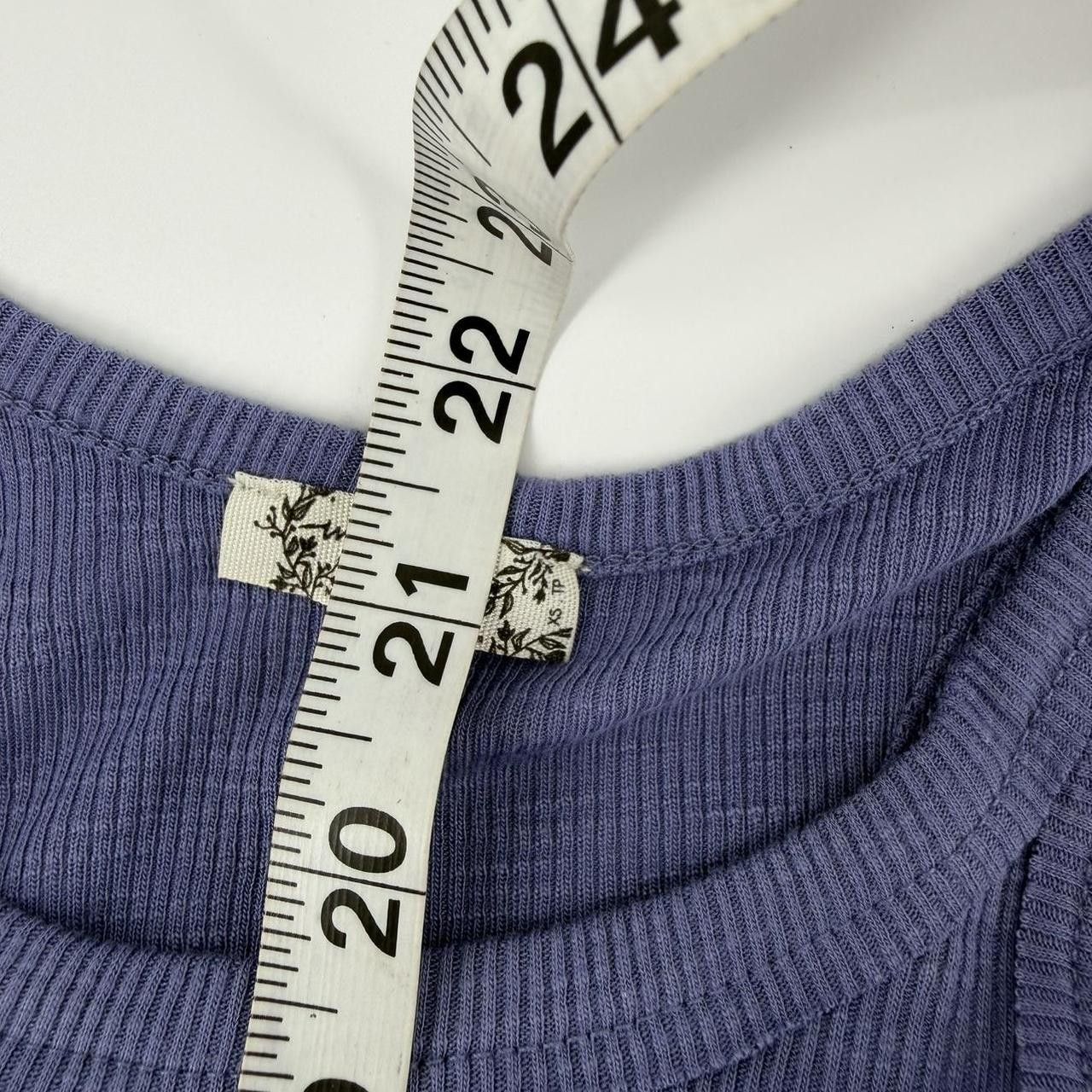Free People Free People Intimately Women's Purple Ribbed Tank Top XS Size XS / US 0-2 / IT 36-38 - 4 Thumbnail