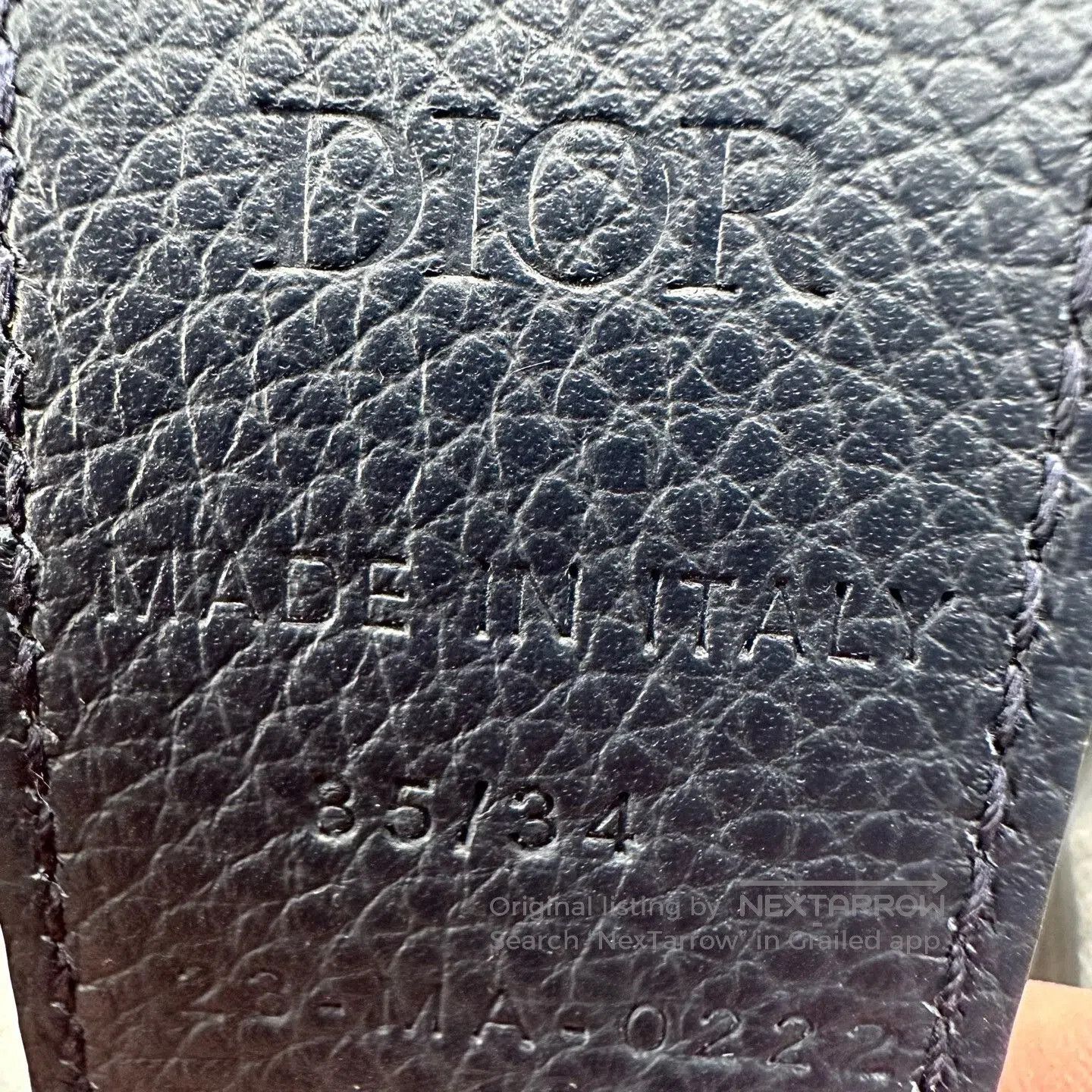 Japanese Brand Dior CD Classic Leather Men's Belt. Size ONE SIZE - 5 Thumbnail