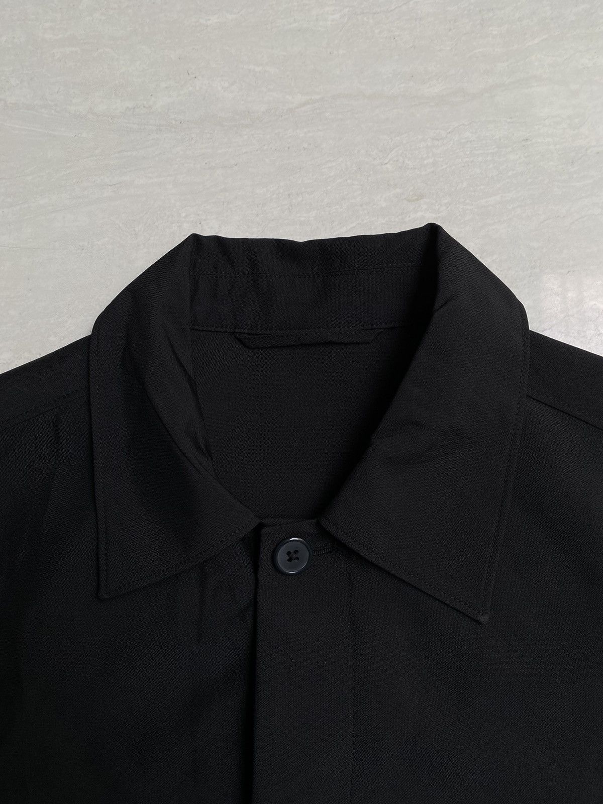 GU GU Pocket Boxy Oversize Black Outer Shirt Size US M / EU 48-50 / 2 - 5 Thumbnail