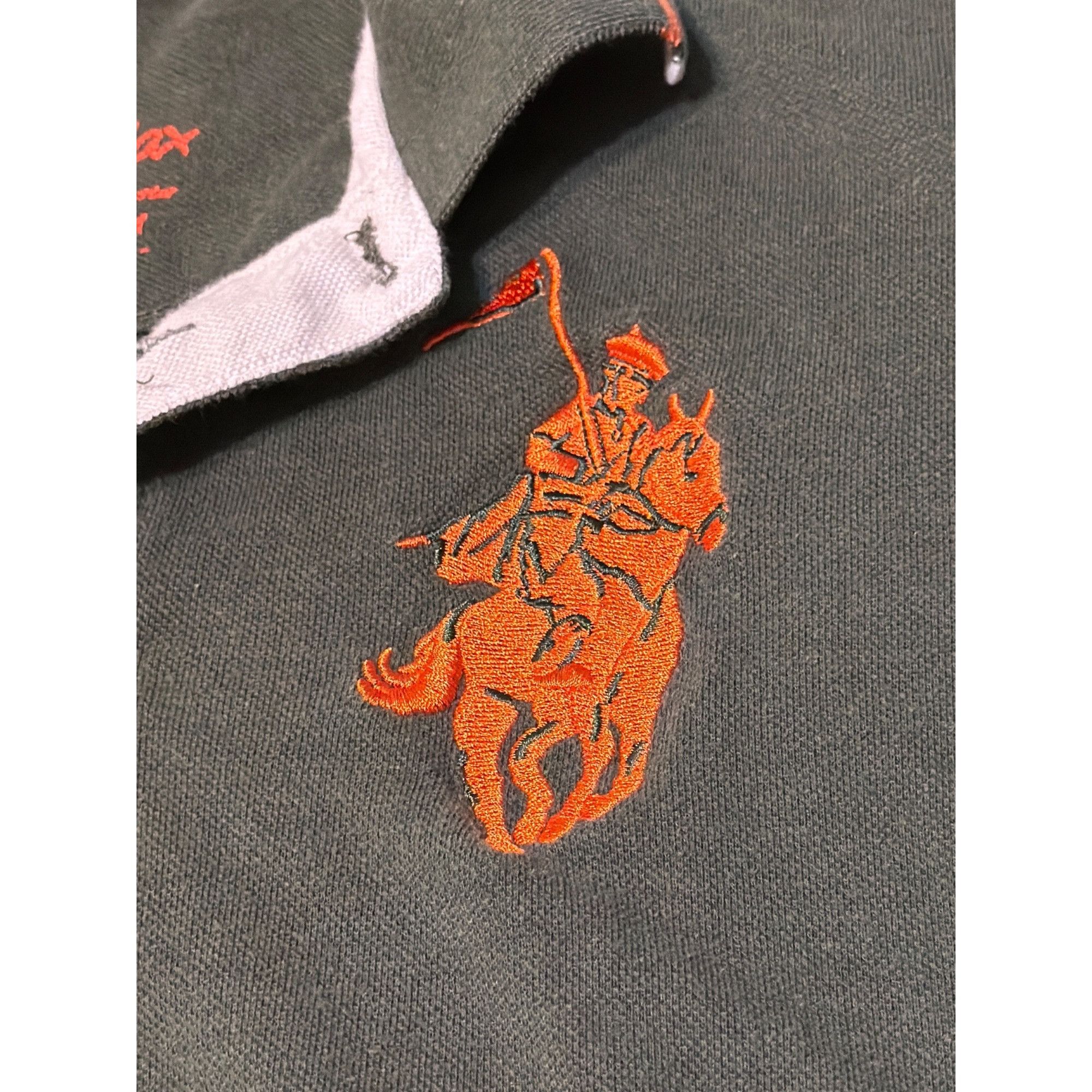 Franky Max 2 Vintage Y2K Polo Franky Max Shirts Orange Green Large Hors Size US M / EU 48-50 / 2 - 4 Thumbnail