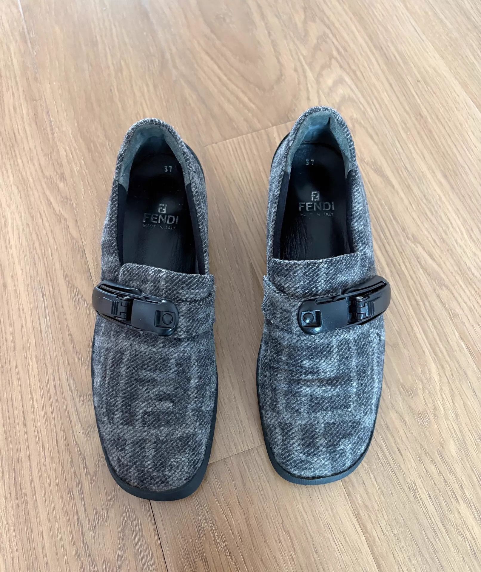 Fendi Fendi x Zucca Functional Buckle Mary Jane Sneakers 37 Size US 6.5 / IT 36.5 - 4 Thumbnail
