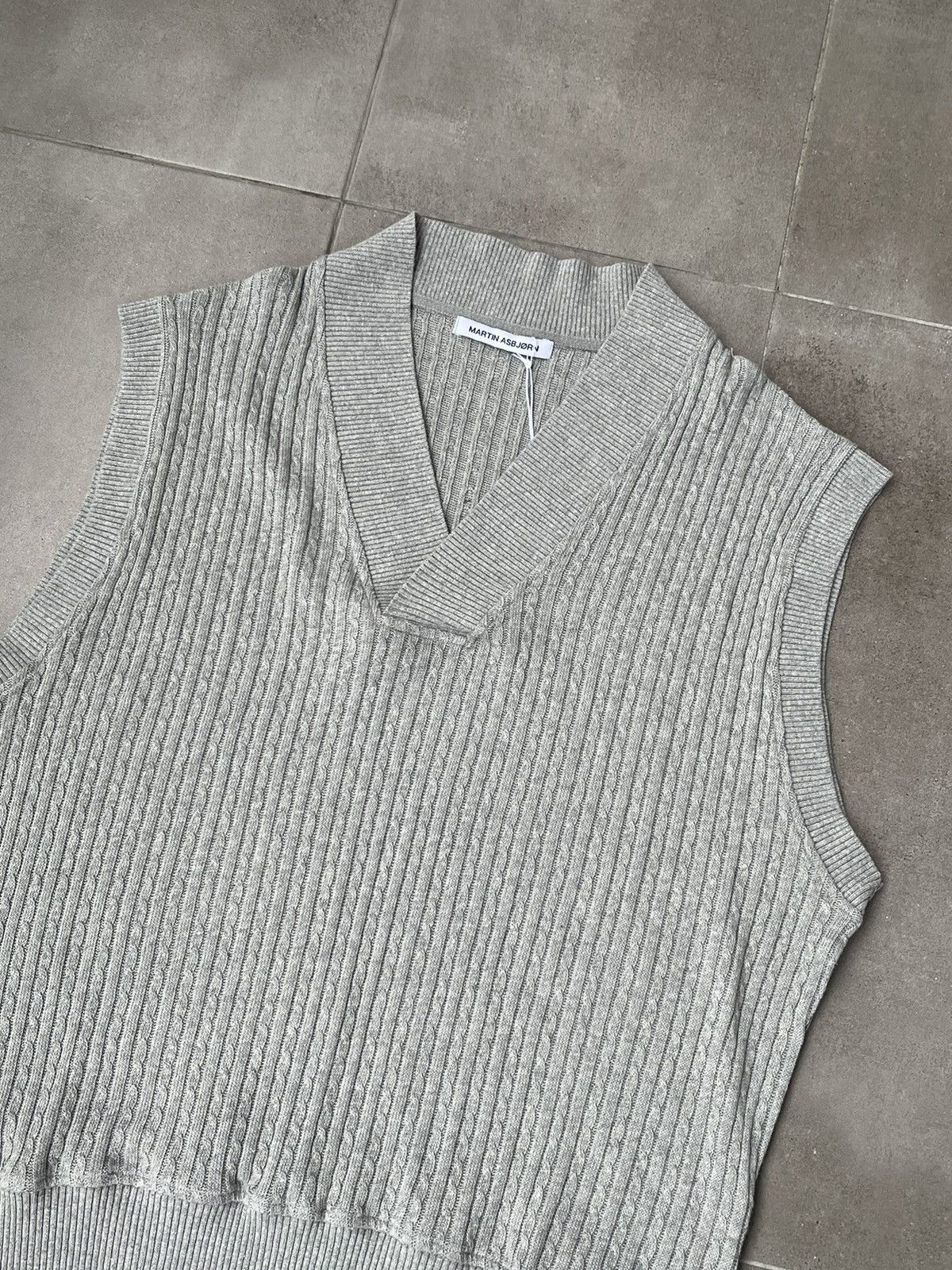 Martin Asbjorn !DS! SS22 Martin Asbjorn Chase Grey Melange Vest Size US XL / EU 56 / 4 - 10 Thumbnail