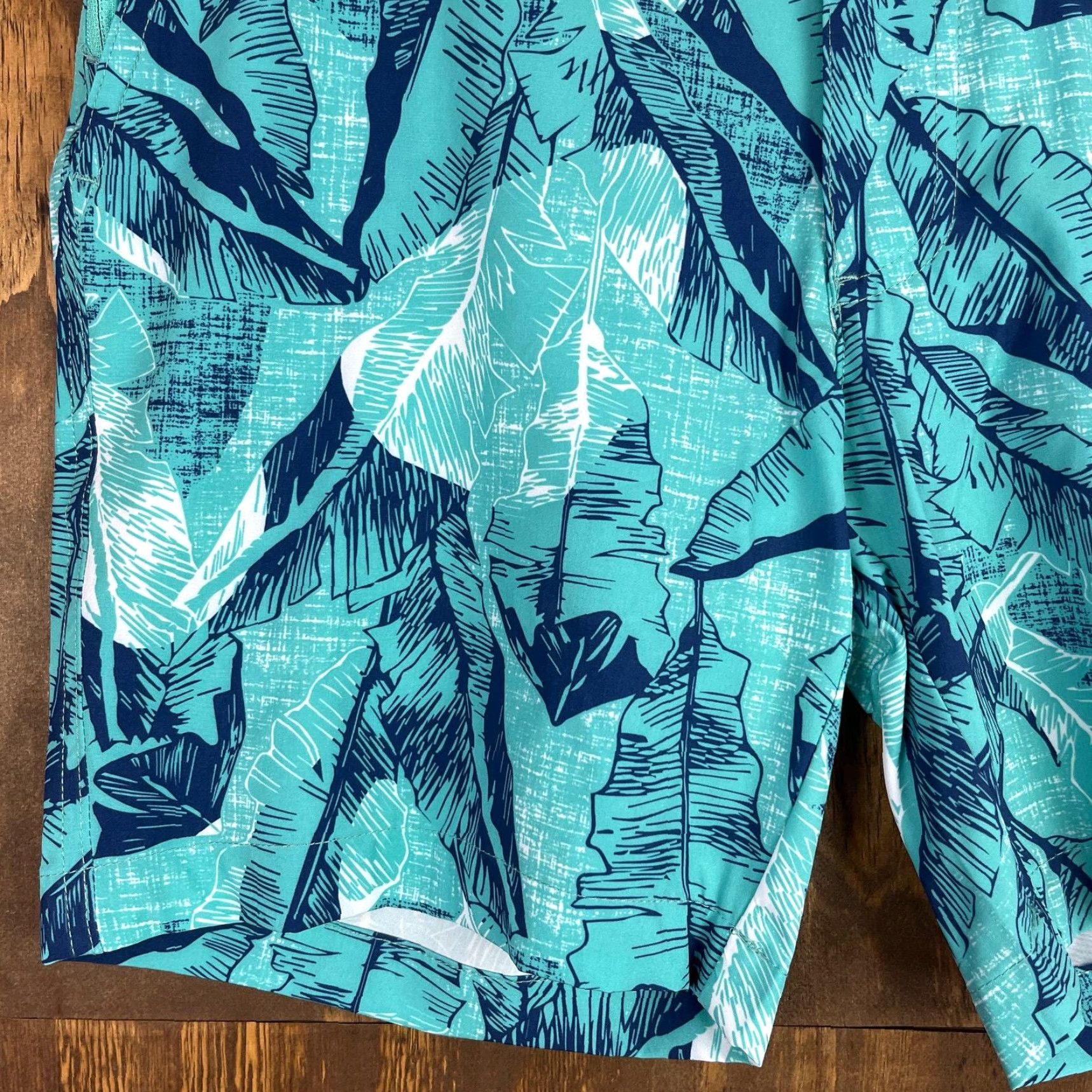 Vintage VINTAGE Margaritaville Mens Shorts Bermuda Casual Beach Turquoise UPF 30+ Quick Dry 4 Way Stretch 30 Mens Size US 30 / EU 46 - 4 Thumbnail