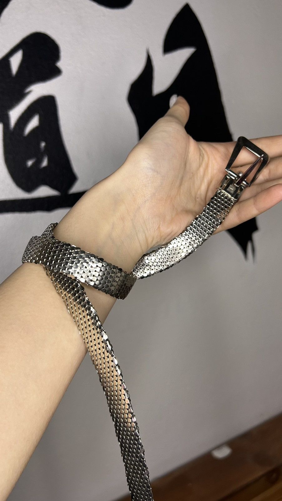 Japanese Brand Silver Vintage Belt Size ONE SIZE - 1 Thumbnail