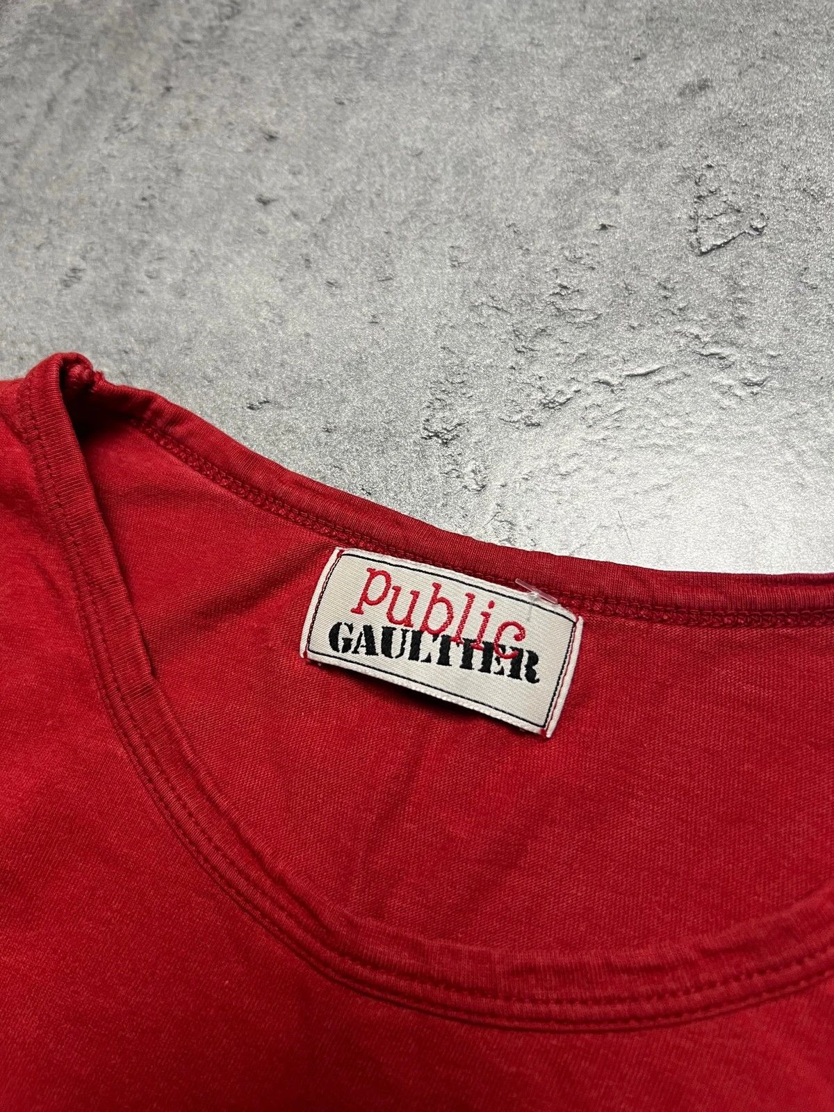 Jean Paul Gaultier Rare jpg jean Paul gaultier red tshirt Size L / US 10 / IT 46 - 6 Thumbnail