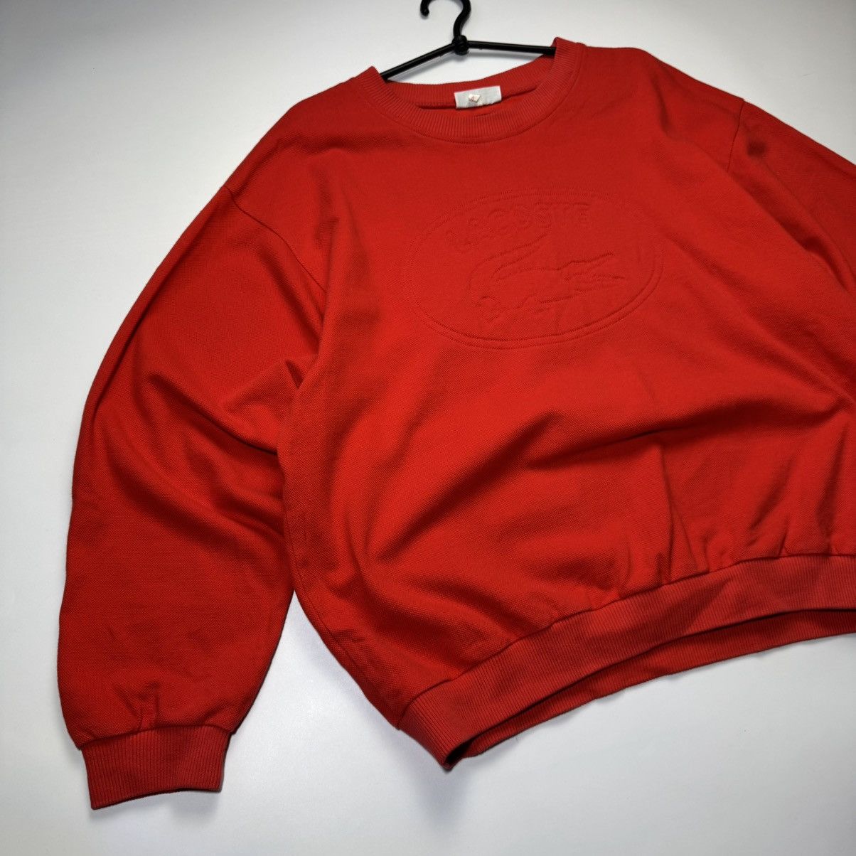 Lacoste Vintage Sweatshirt Chemise Lacoste Big Logo Oversized Fit Size US M / EU 48-50 / 2 - 4 Thumbnail
