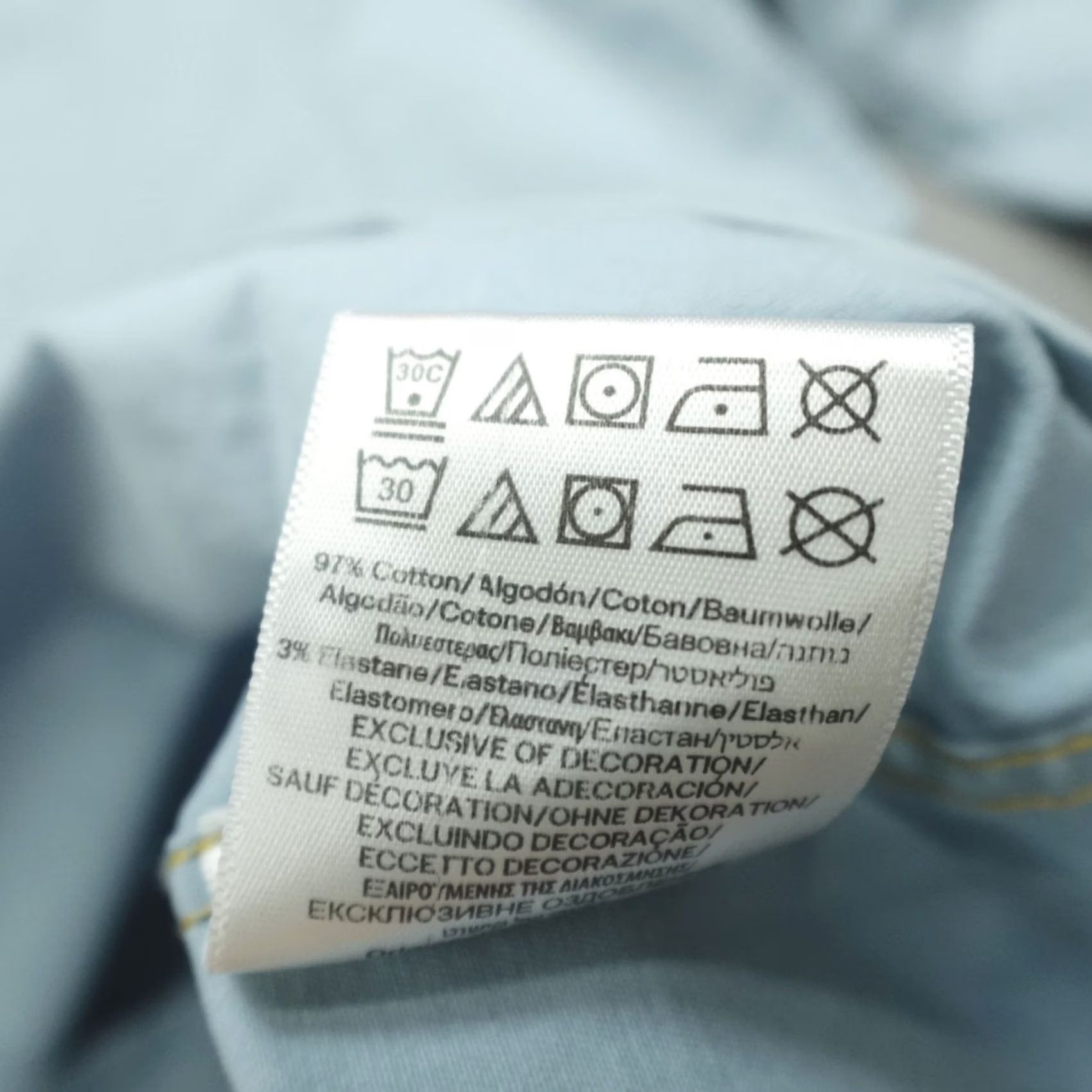 Scotch & Soda Scotch & Soda Shirt Button-Up Cotton Blue Size S Classic Fit Men’s Long Sleeve Solid Pattern Casual Workwear Bohemian London Vintage: No Size US S / EU 44-46 / 1 - 6 Thumbnail