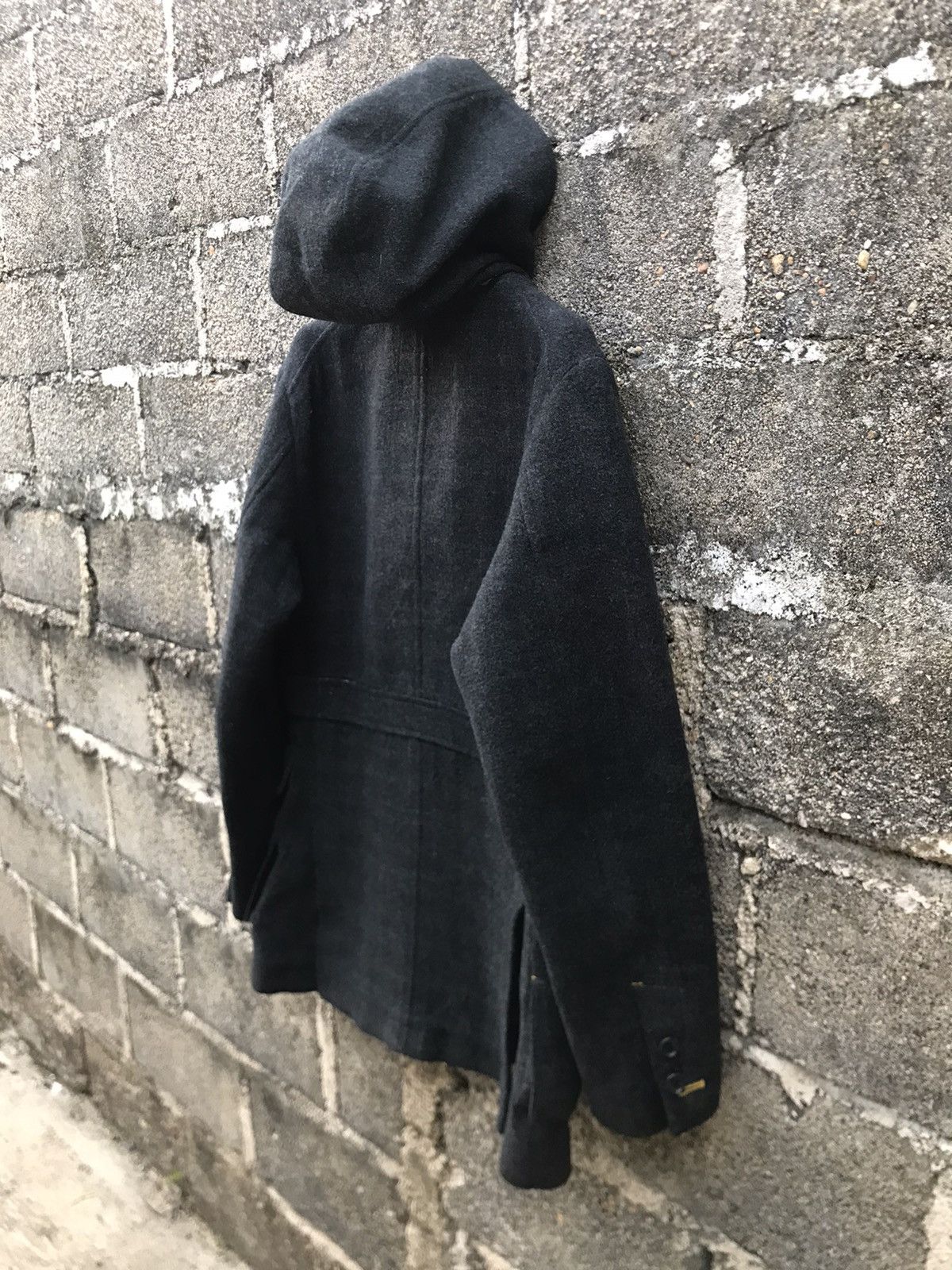 Boycott ⚡️Boycott Hooded Wool Double Breast Trench Coat Size US L / EU 52-54 / 3 - 14 Thumbnail
