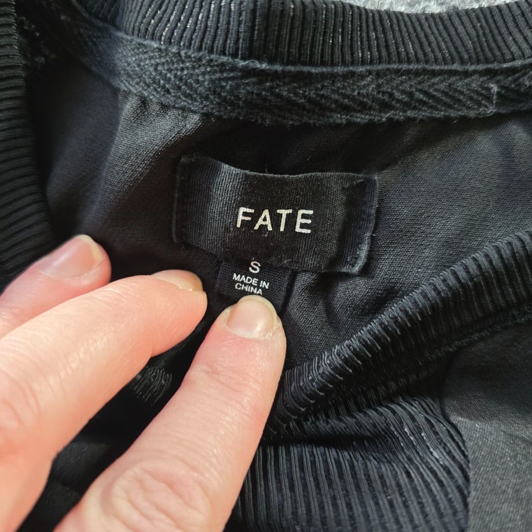 Vintage FATE Blouse Women S Black Faux Leather Long Sleeve Puff Sleeve Grunge Witchy Goth Casual Travel Basic Top Size S / US 4 / IT 40 - 4 Thumbnail