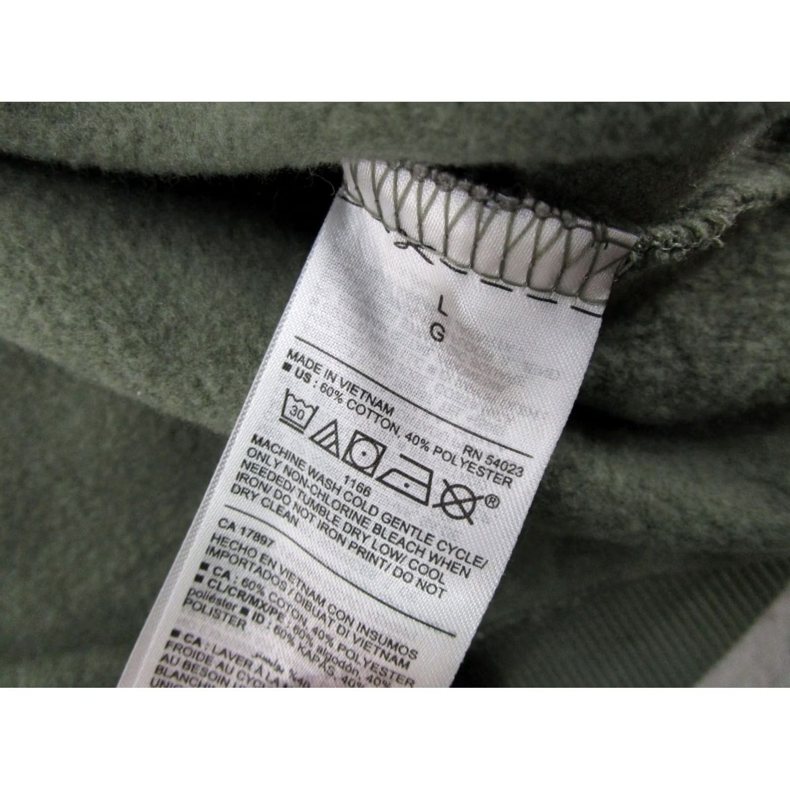 Old Navy Old Navy Green Sweatshirt Women's L Summer Cropped Elastic Waist Pullover Activewear Shirt Size L / US 10 / IT 46 - 4 Thumbnail
