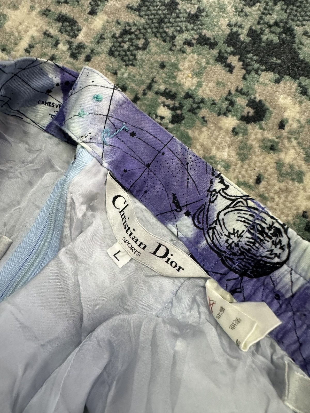 Christian Dior Monsieur × Dior × Vintage VINTAGE CHRISTIAN DIOR SPORTS OUTER SPACE MOTIVE SKIRT Size 26" / US 2 / IT 38 - 5 Thumbnail