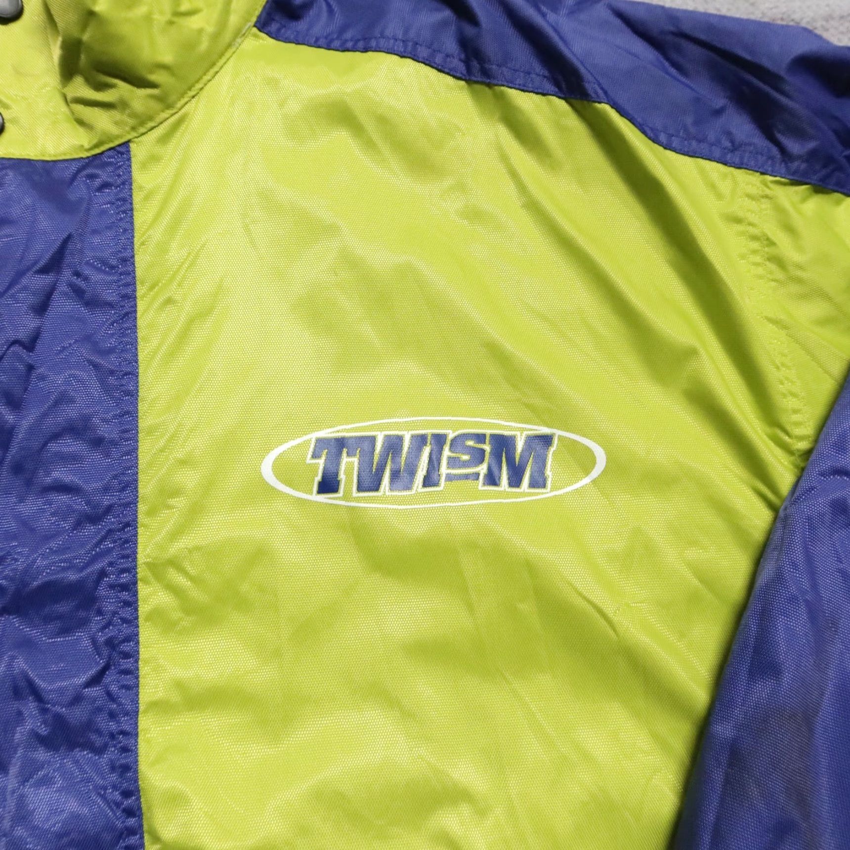 Vintage Vintage TWISM The World is Mine Nylon Jacket Mens XL Neon Green 90s Rap Hip Hop Shaquille O'Neal Jacket Size US XL / EU 56 / 4 - 3 Thumbnail