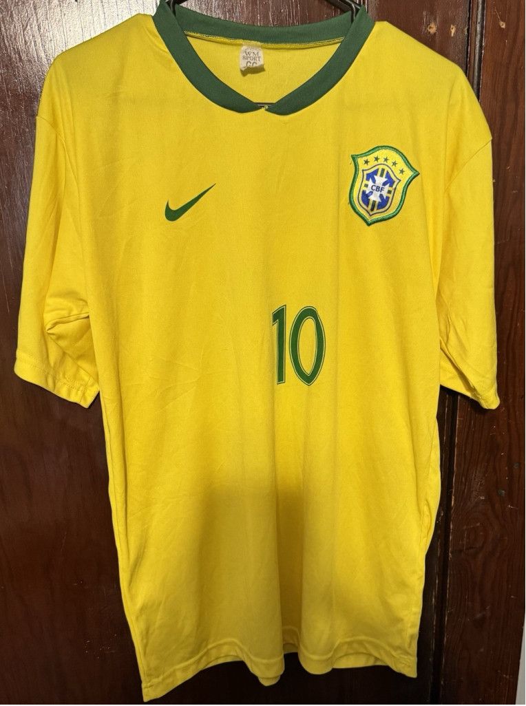 The Unbranded Brand Brazil Soccer T-Shirt Men's Size XL (?) Yellow Brasil Size US XL / EU 56 / 4 - 2 Thumbnail