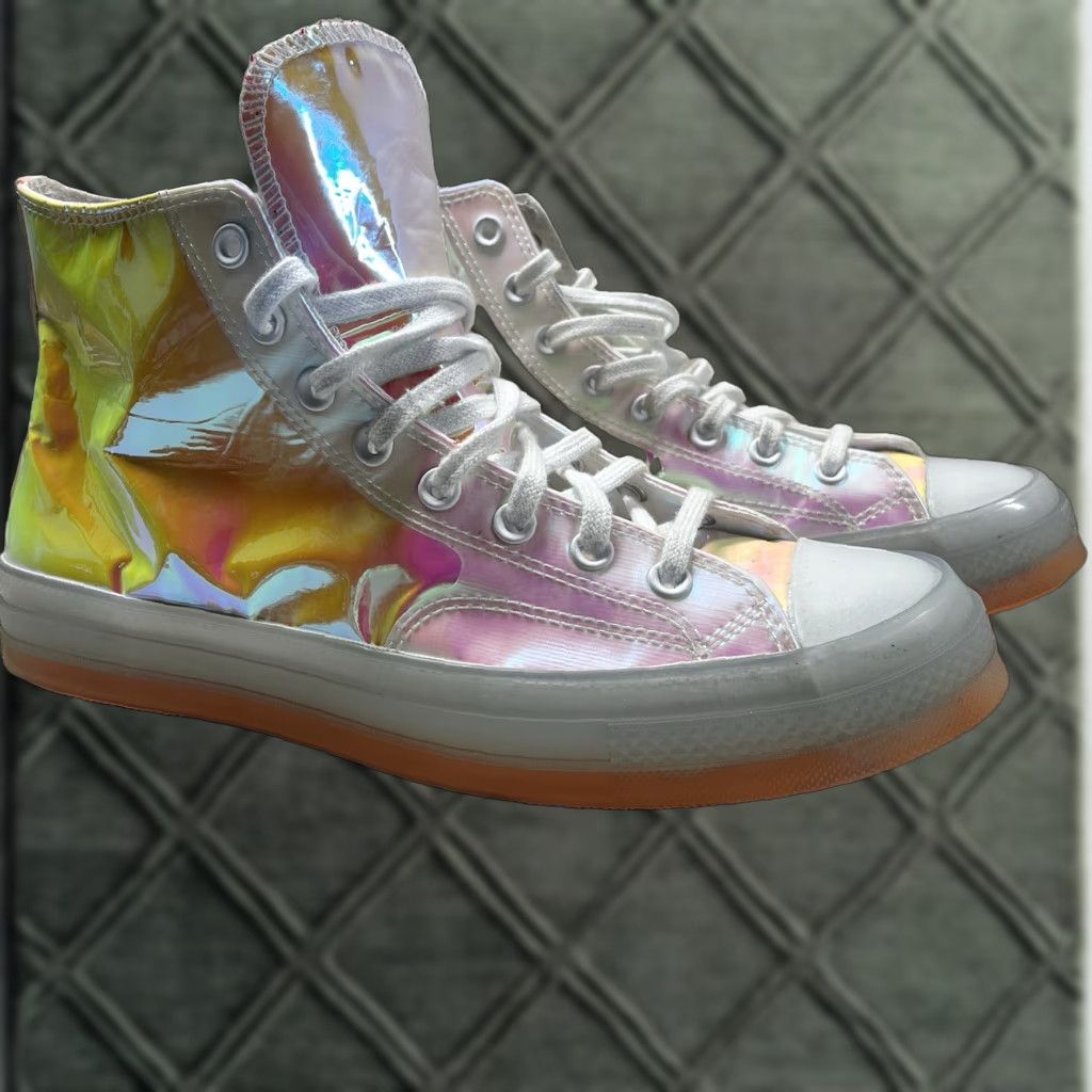 Converse Converse Chuck 70 High Top Unisex Sneaker M11 W13 White Iridescent 170604C Size US L / EU 52-54 / 3 - 1 Thumbnail