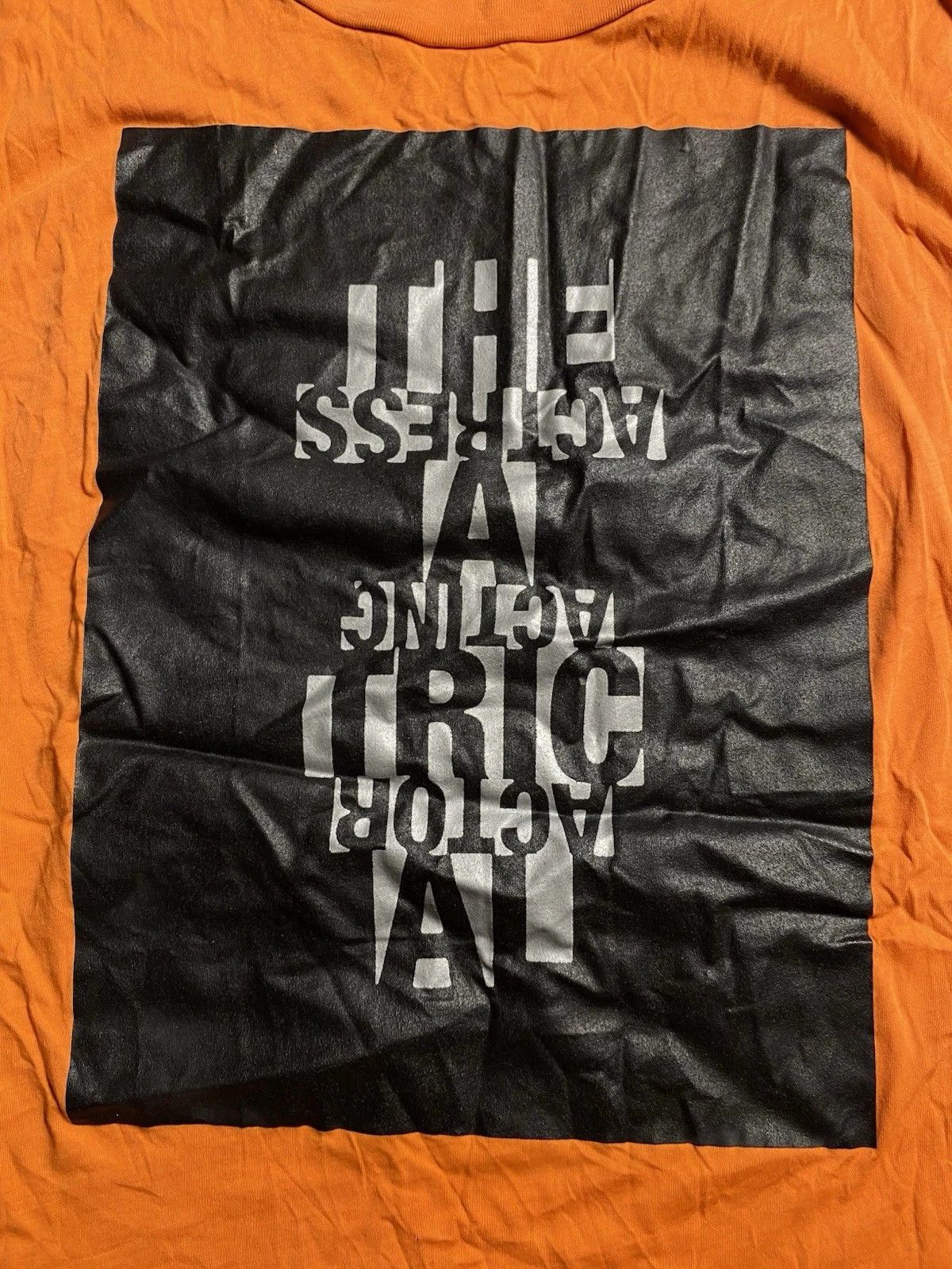 Acne Studios Acne Studios Shirt Men S Orange Black Graphic Print Size US S / EU 44-46 / 1 - 4 Thumbnail