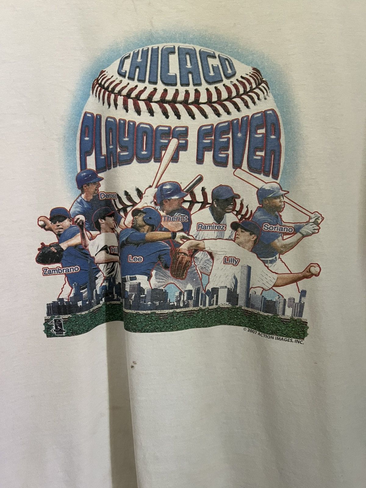 MLB 2007 Chicago Cubs Playoff Fever Tee Size US XL / EU 56 / 4 - 3 Thumbnail
