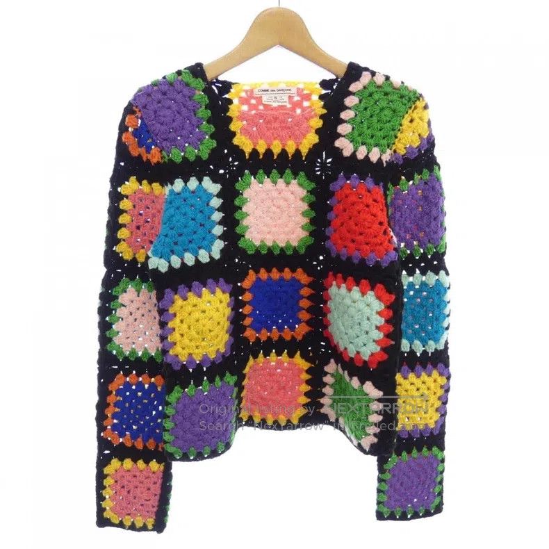 Comme des Garcons Comme Des Garcons Patchwork Knit Sweater Size S / US 4 / IT 40 - 1 Thumbnail