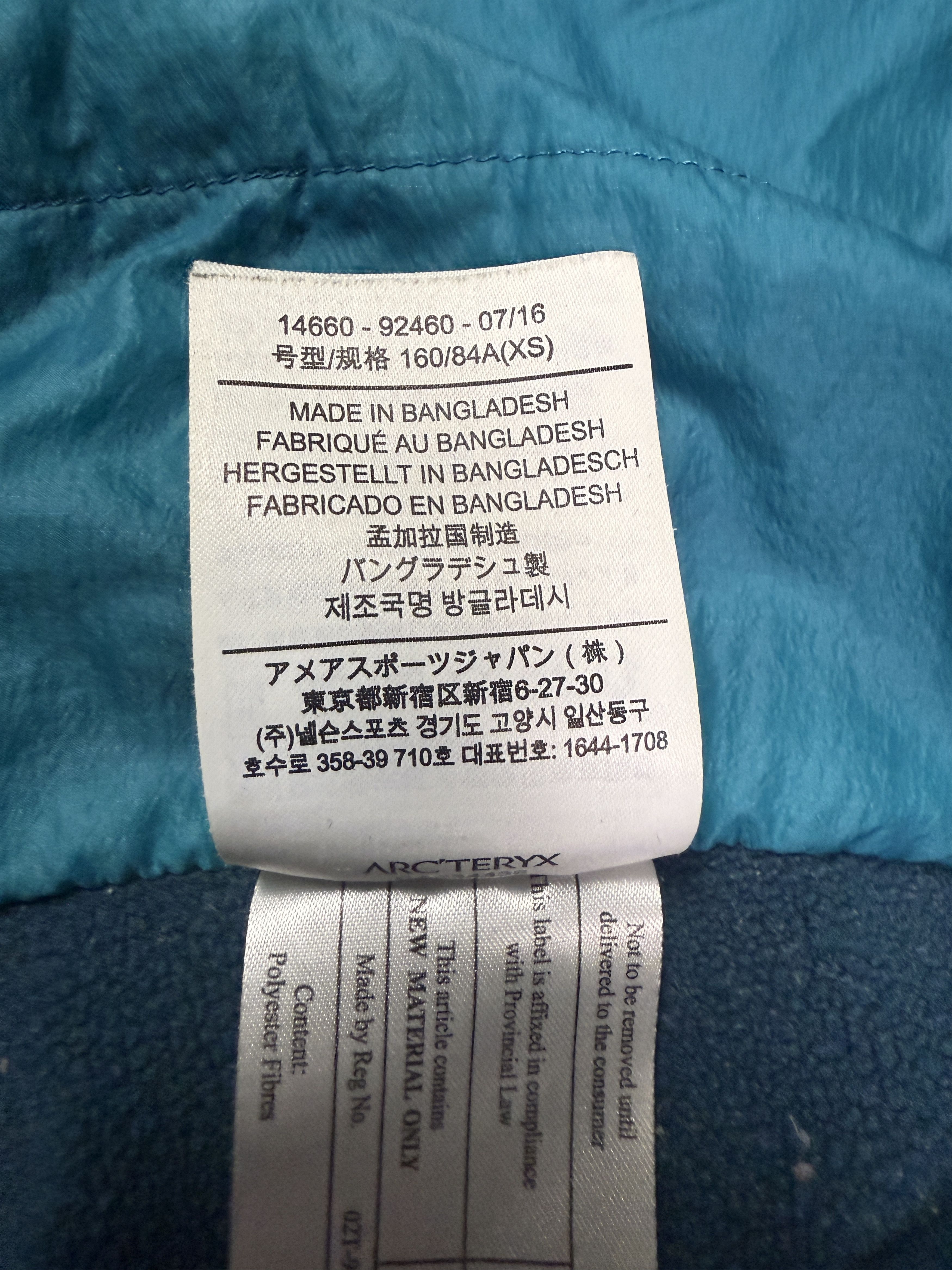 Arc'teryx Arc'Teryx Atom LT Insulated Hoodie Size XS / US 0-2 / IT 36-38 - 9 Thumbnail