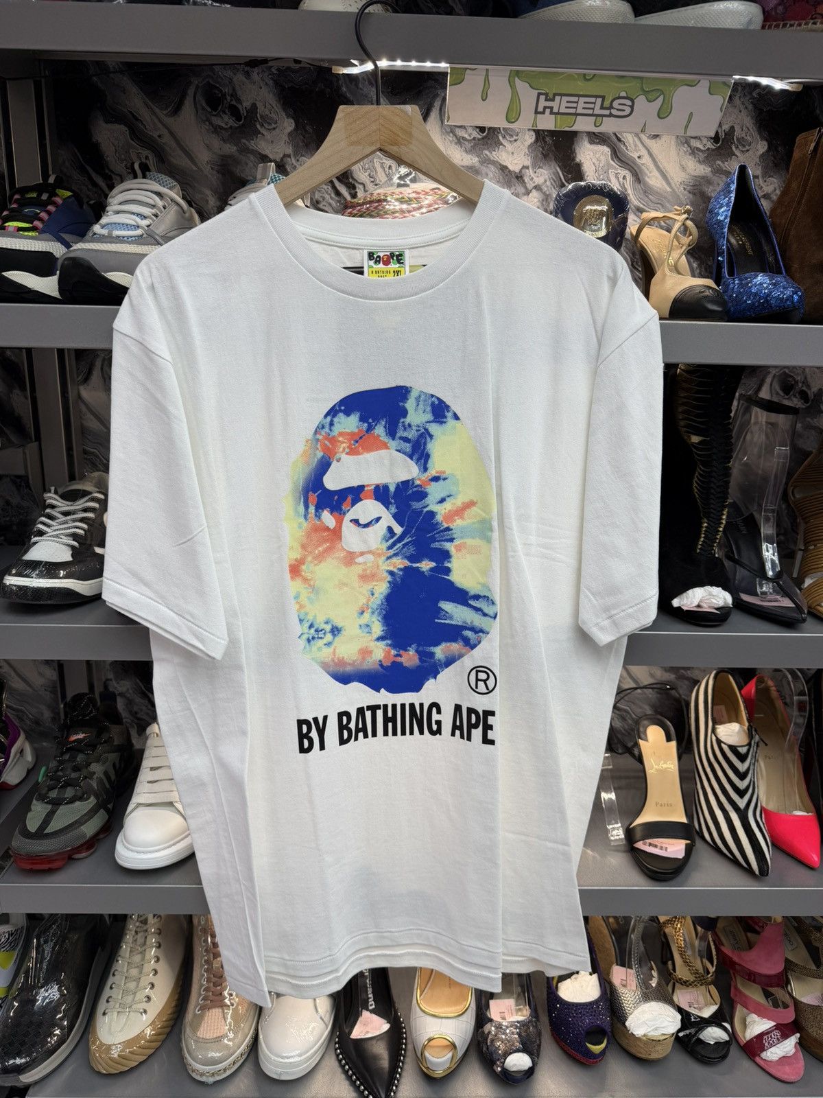 Bape World Gone Mad Karate White Tee