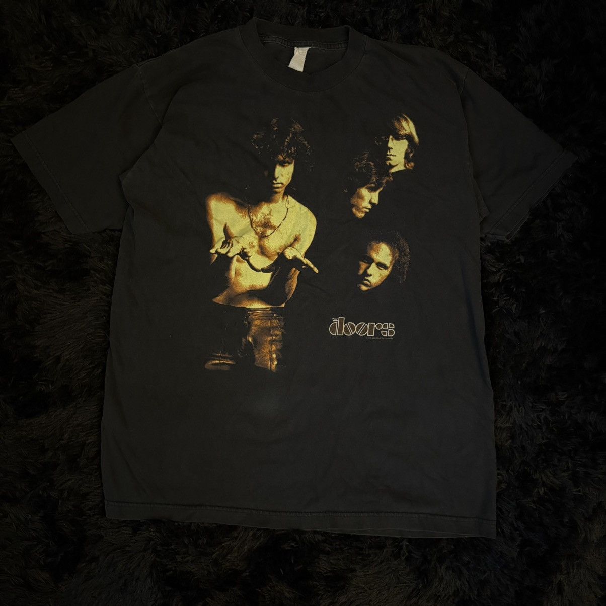Band Tees × Vintage Vintage 90s The Doors Jim Morrison Tee Size US XL / EU 56 / 4 - 2 Thumbnail