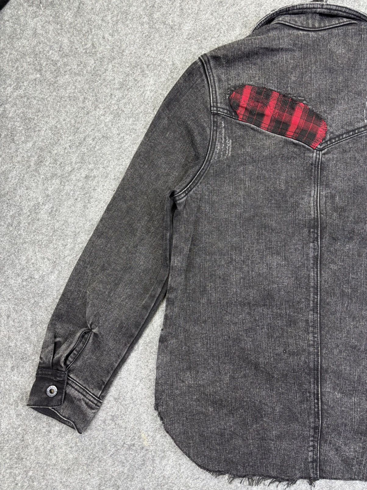 Other 💥Designer Style💥Tankus Distresed Patchwork Denim Jacket F934 Size US S / EU 44-46 / 1 - 12 Thumbnail