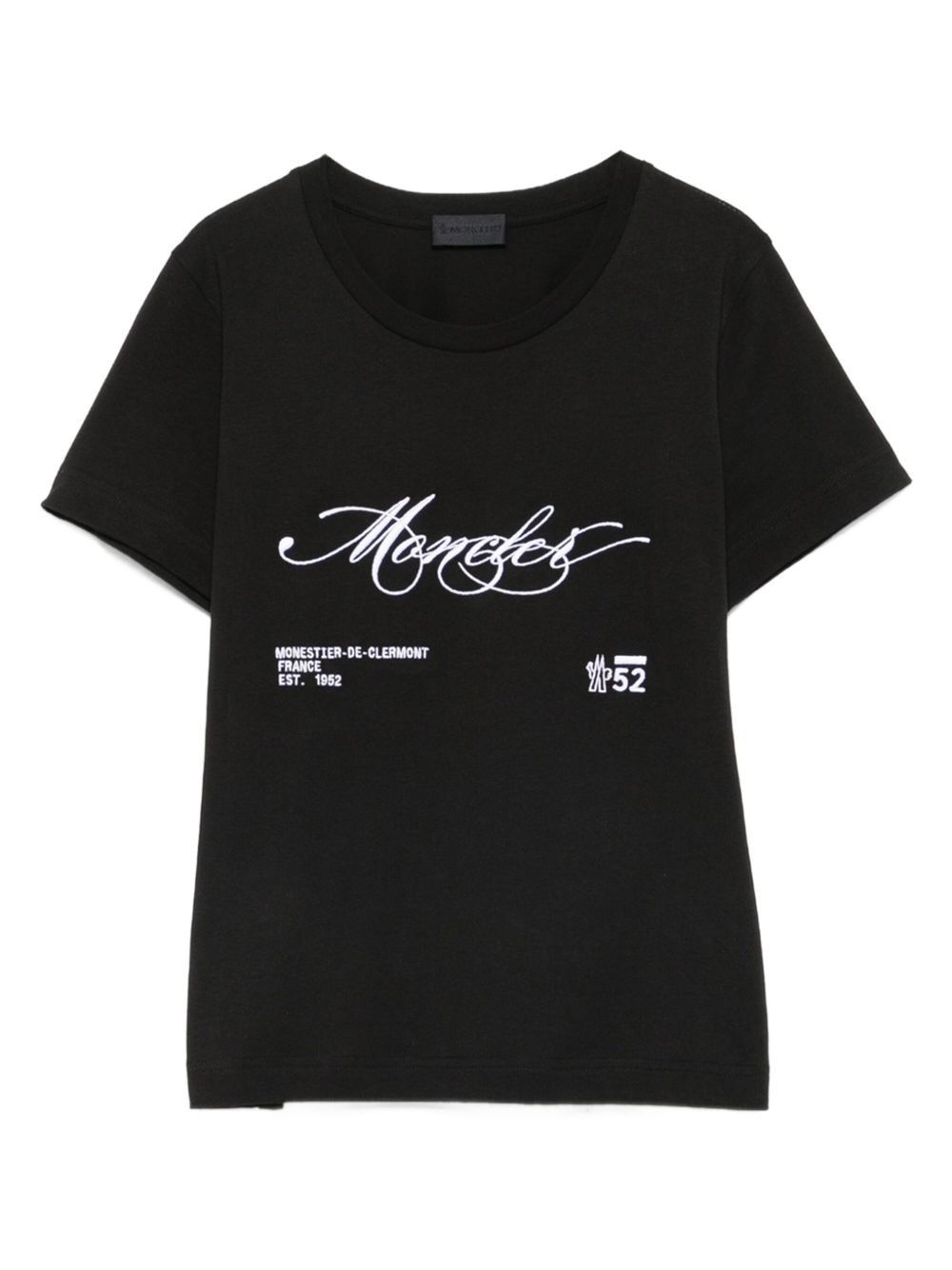 Moncler LOGO COTTON T-SHIRT Size M / US 6-8 / IT 42-44 - 1 Thumbnail