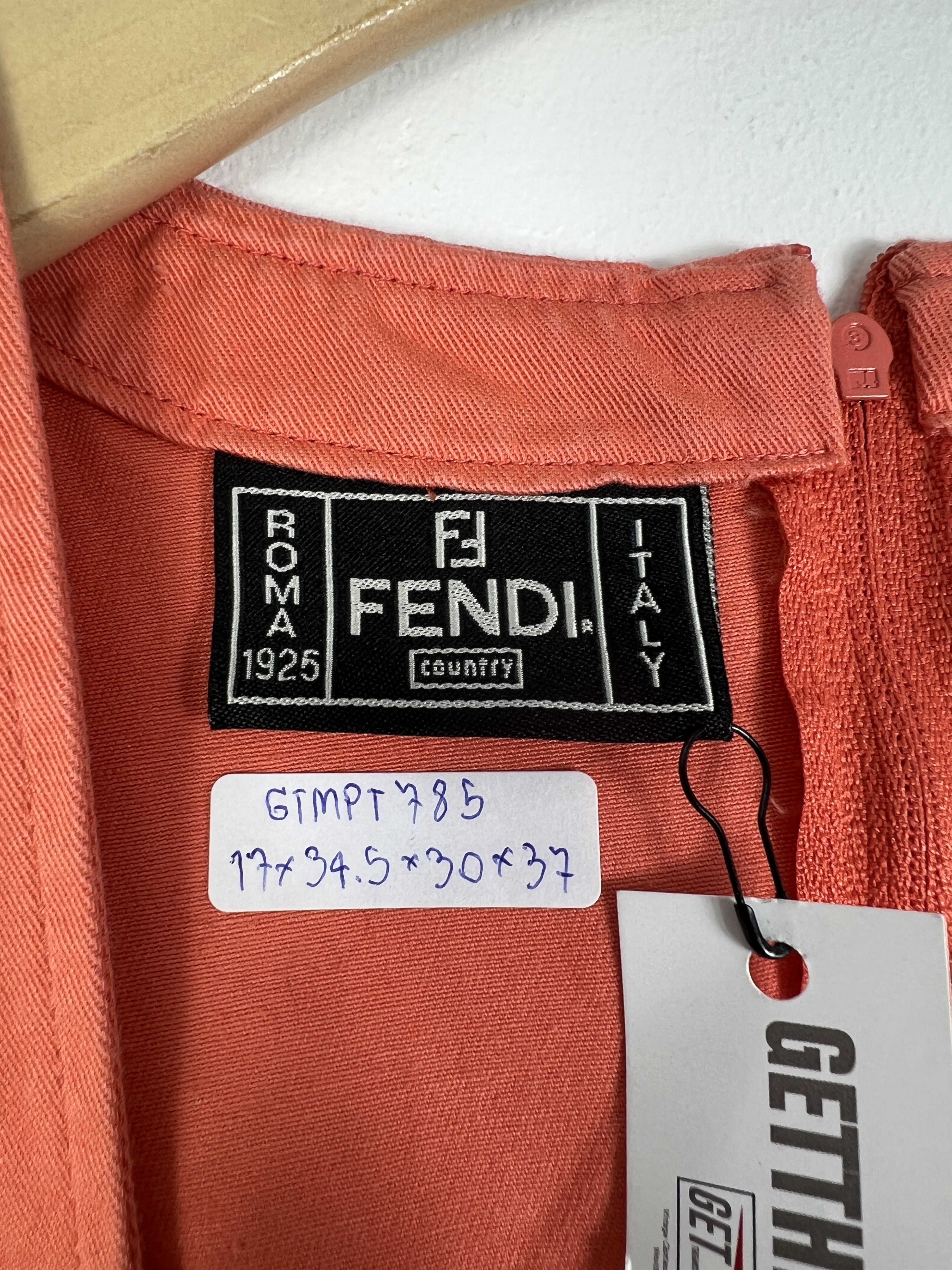 Fendi Vintage FENDI Tent Dress (44) GTMPT785 Size M / US 6-8 / IT 42-44 - 2 Thumbnail