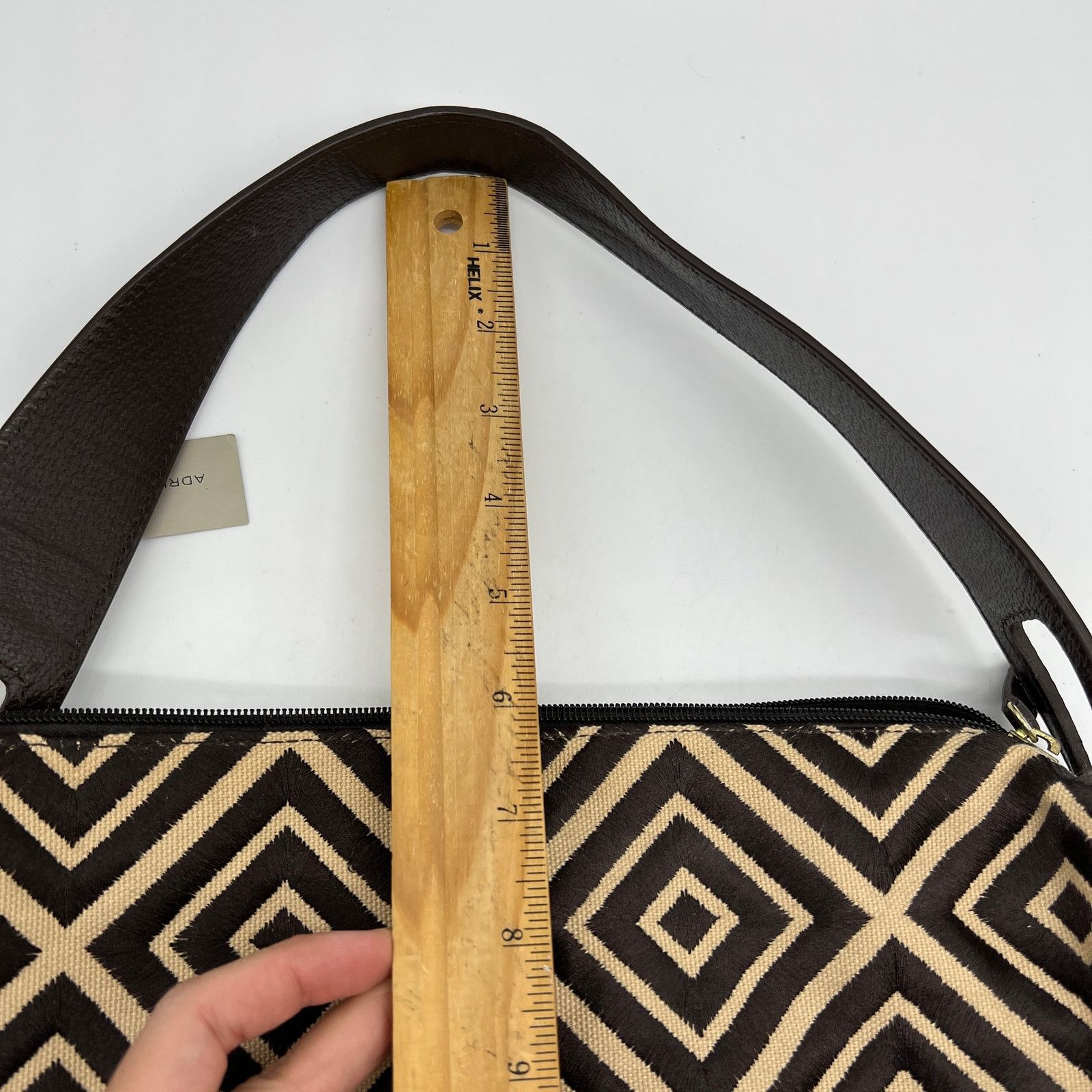 Other Adrienne Vittadini Geometric Canvas Embroidered Bag Size ONE SIZE - 9 Thumbnail
