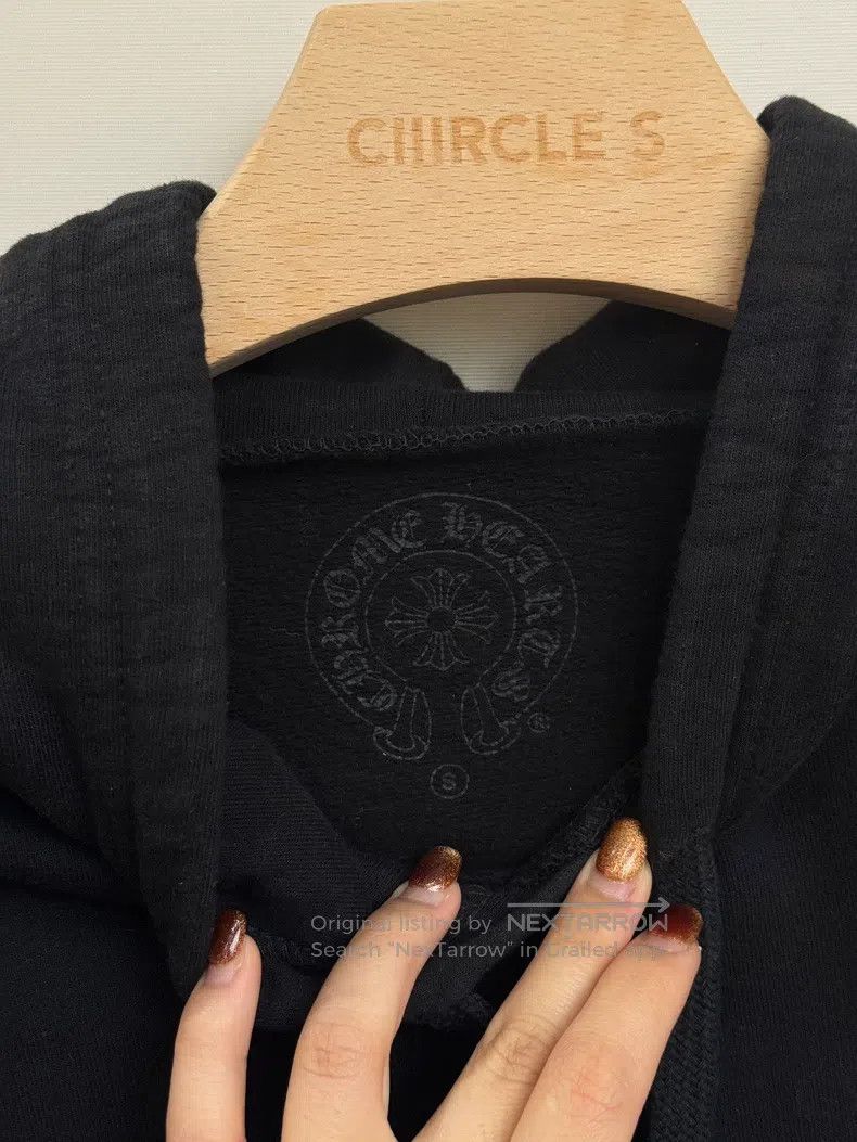 Chrome Hearts CHROME HEARTS Size S Black hooded sweater Size US S / EU 44-46 / 1 - 4 Thumbnail