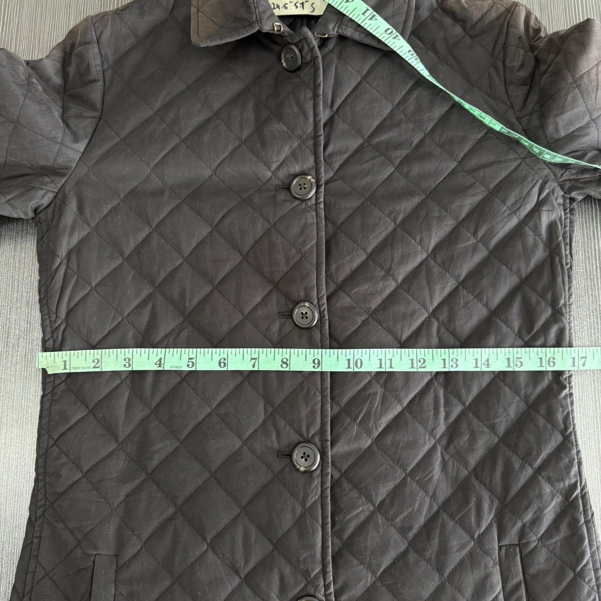 Lauren Ralph Lauren 🔥 Vintage Ralph Lauren Faded Black Quilted Long Jacket - S Size S / US 4 / IT 40 - 6 Thumbnail