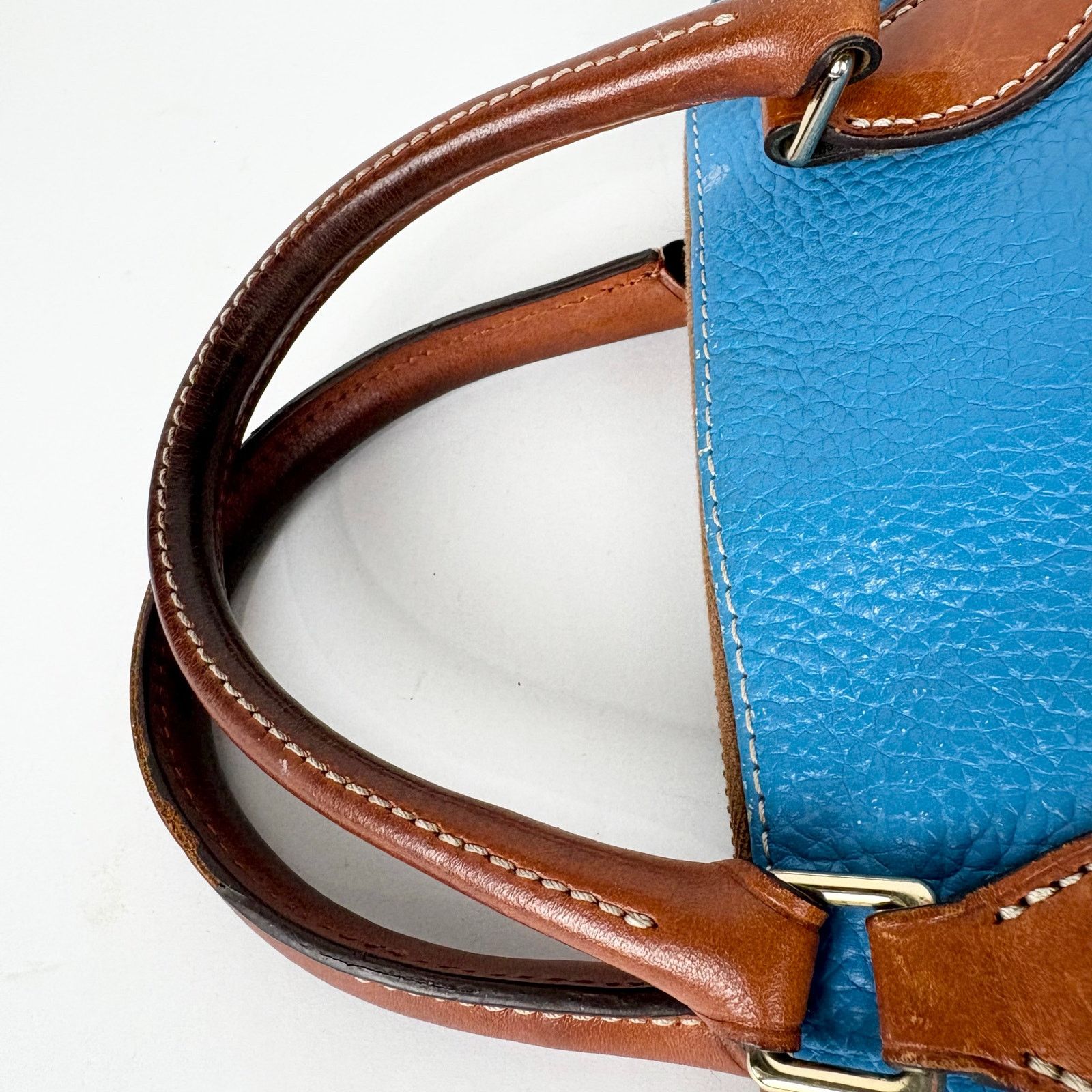 Dooney & Bourke Dooney & Bourke Zip Zip Pebble Grain Domed Satchel Blue Size ONE SIZE - 19 Thumbnail