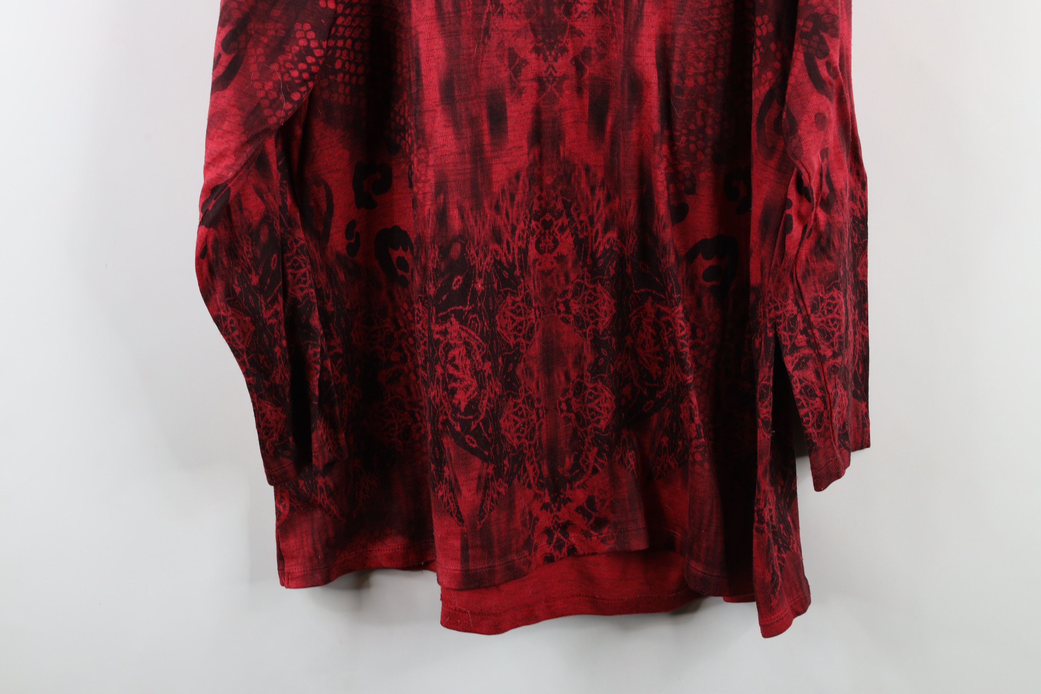 Vintage Vintage 90s Y2K Babydoll Bell Fairy Knit Long Sleeve Shirt Size XXL / US 16-18 / IT 52-54 - 12 Thumbnail