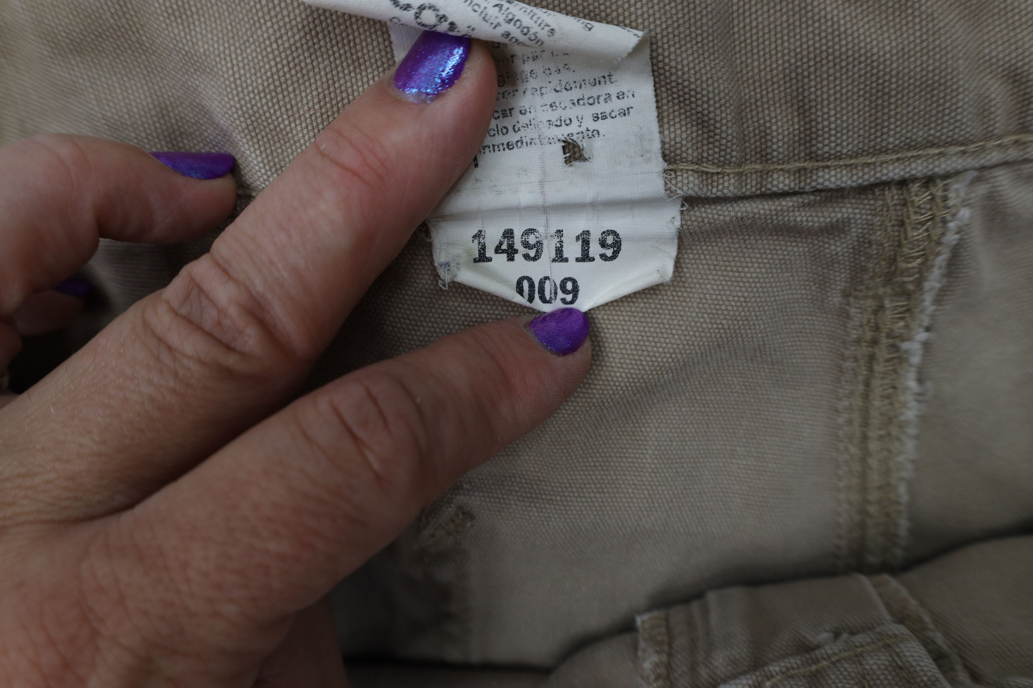 Carhartt Vintage Carhartt Spell Out Wide Leg Dungaree Pants Khaki Size US 38 / EU 54 - 10 Thumbnail