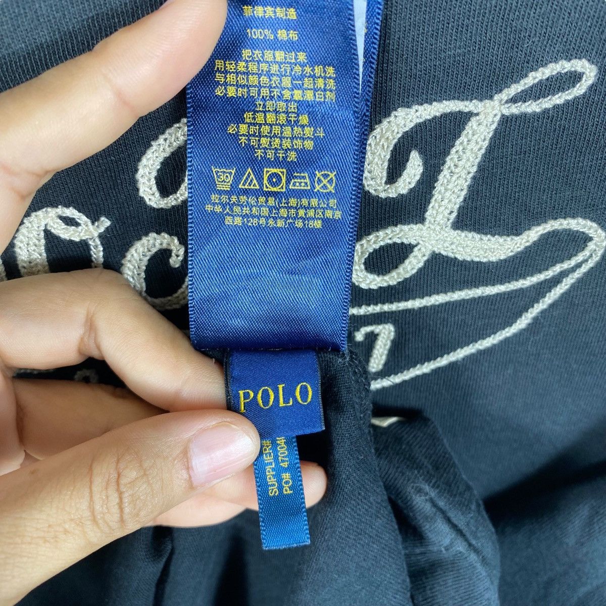 Polo Ralph Lauren × Ralph Lauren POLO RALPH LAUREN Logo Graphic Faded Tee Shirt Small Size Size S / US 4 / IT 40 - 10 Thumbnail