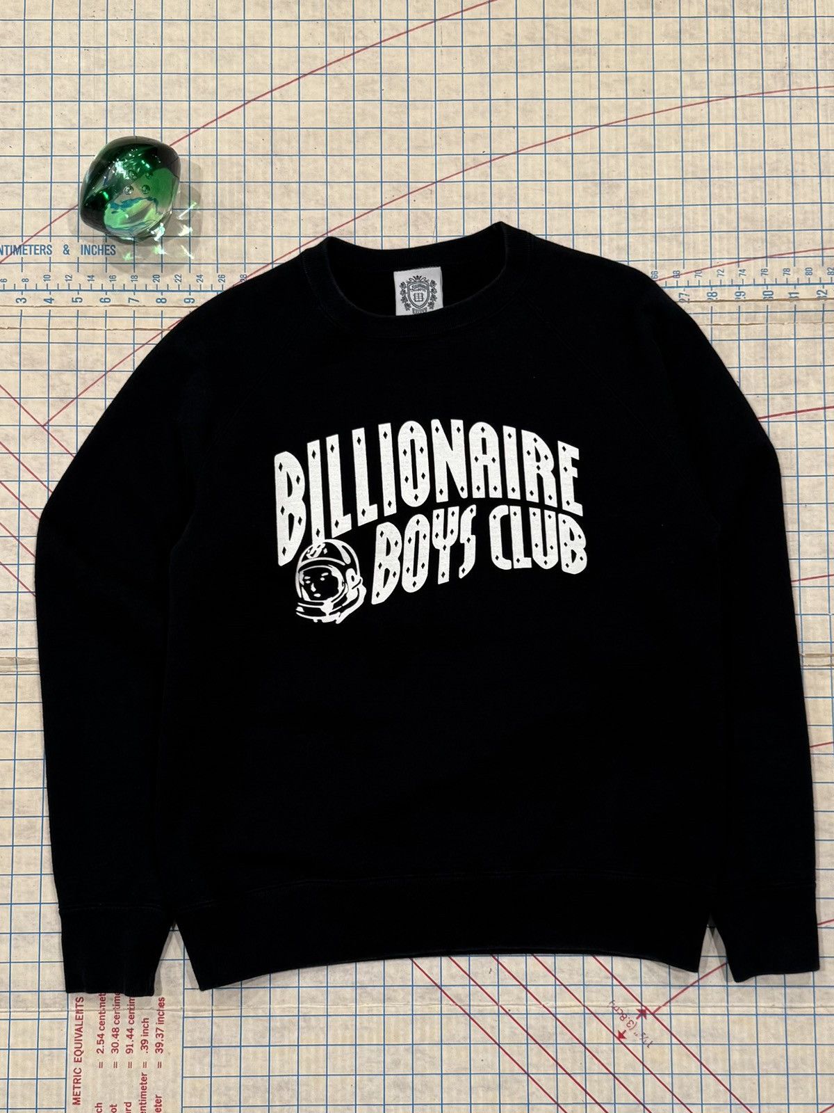Billionaire Boys Club Billionaire Boys Club Black Spell Out Crewneck Made in Japan Size US M / EU 48-50 / 2 - 2 Thumbnail