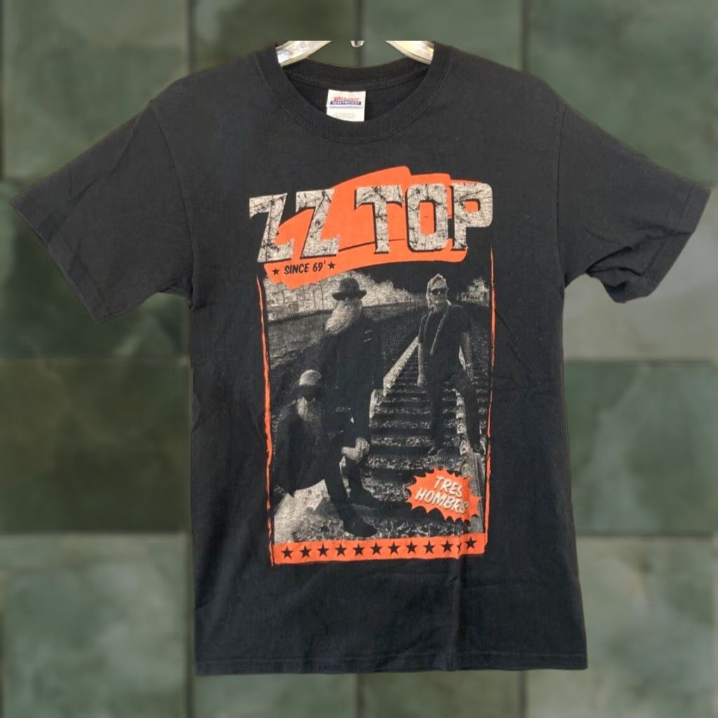 Hanes ZZ Top Mens Concert Tshirt Small Tres Hombres Size US S / EU 44-46 / 1 - 1 Thumbnail