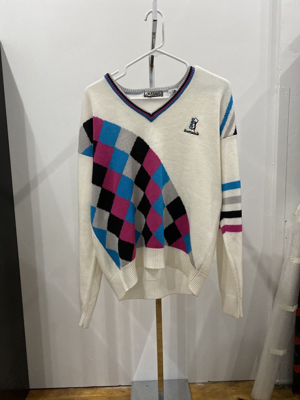 Other Vintage Aureus Golf Sweater Size US M / EU 48-50 / 2 - 1 Thumbnail