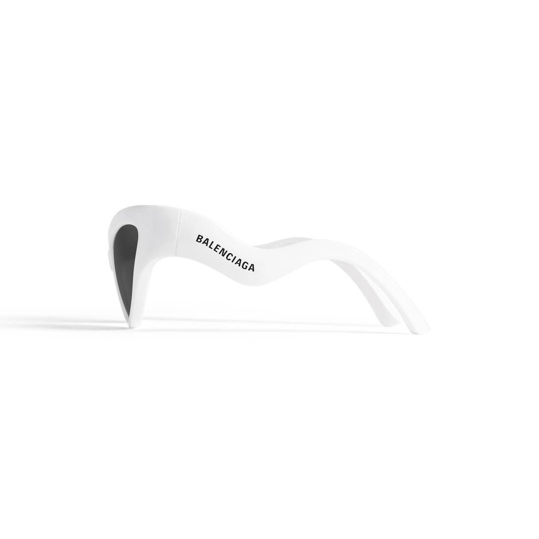 Balenciaga o1bcso1str0625 Size: OS / Hamptons Cat Sunglasses in White Size ONE SIZE - 4 Thumbnail