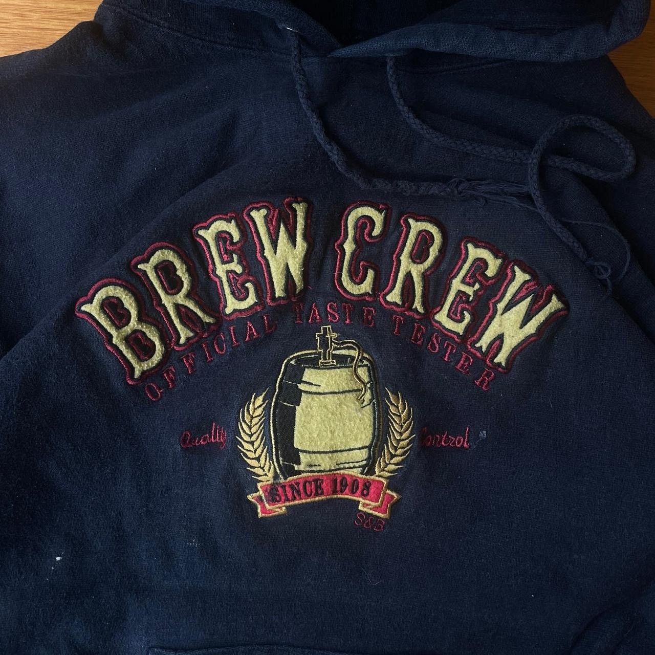 Steve And Barrys Vintage Steve & Barrys ‘Brew Crew’ Embroiderer Graphic Hoodi Size US L / EU 52-54 / 3 - 2 Thumbnail